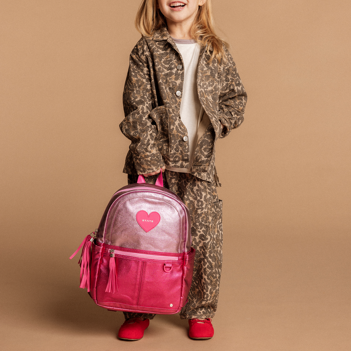 Kane Mini Backpack | Pink/Hot Pink Colorblock