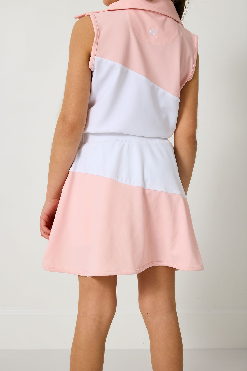 Half Court Skort | Pink and white