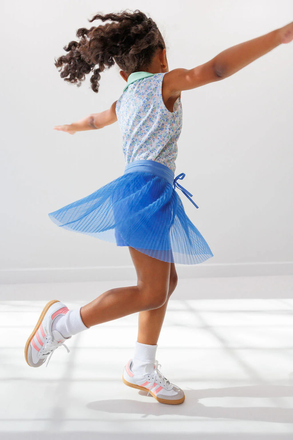 Girls Pleated Skort | Blue