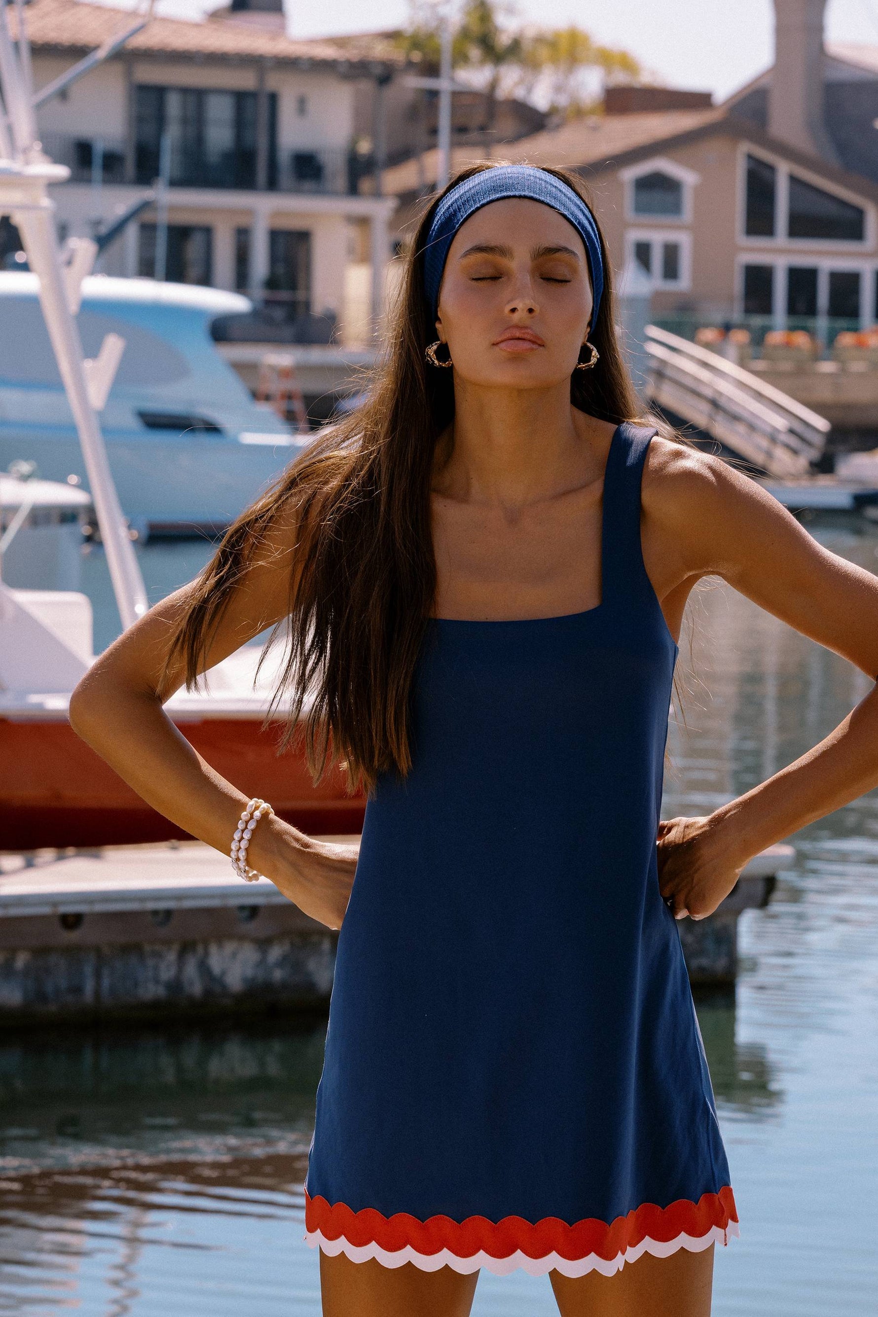 Womens Mischa Dress | Twilight Firework Colorblock