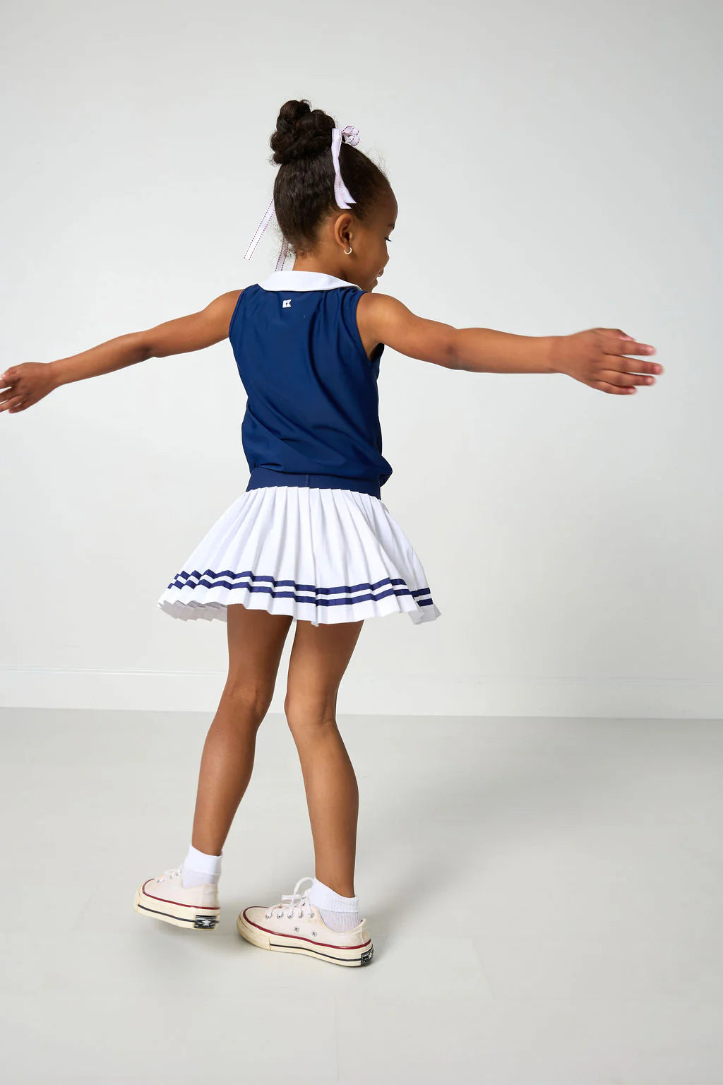 Girly Girl Tank | Navy/White