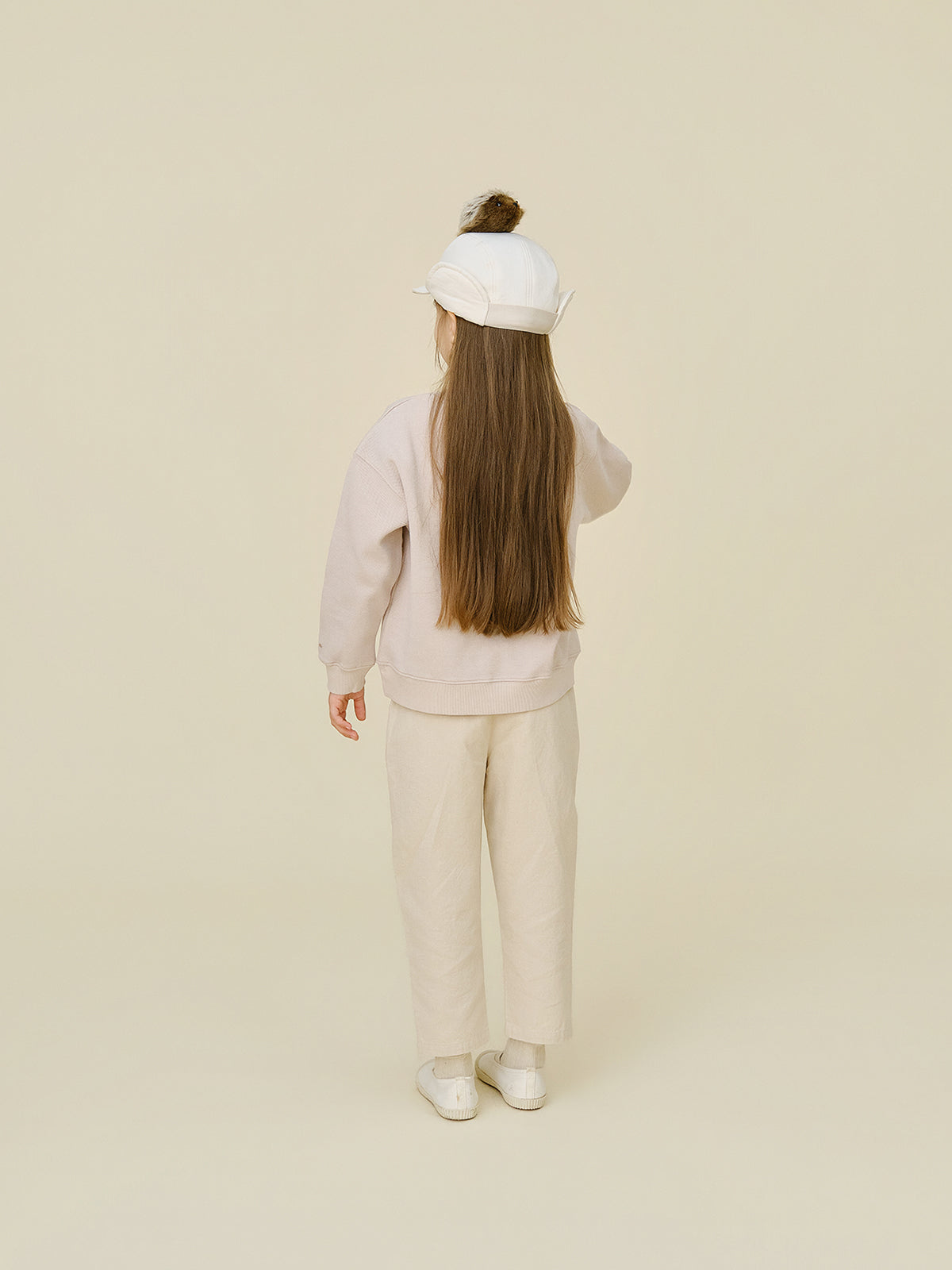 Pique Sweat Set | Grayish Pink