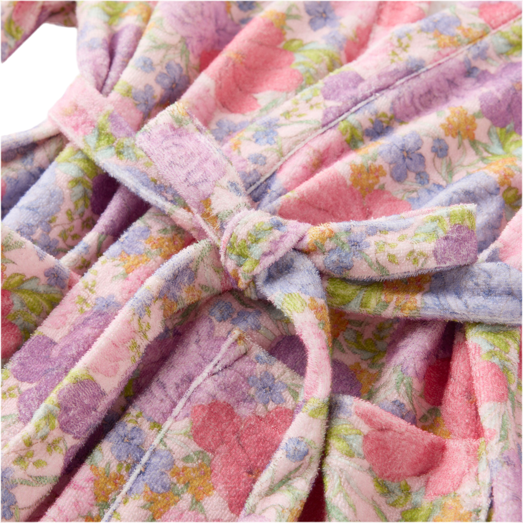 Charlotte Terry Towelling Robe | Floral