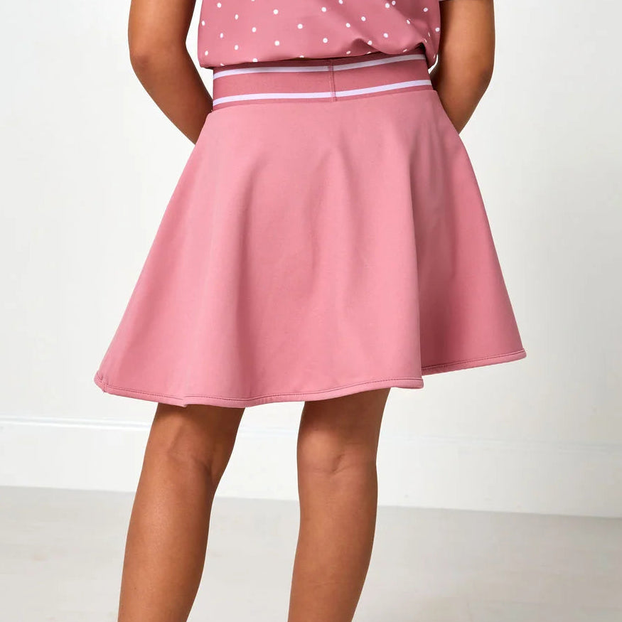 Crewneck Skort Set | Dusty Pink
