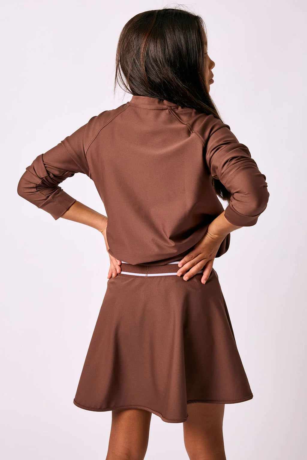 Crewneck Top | Brown