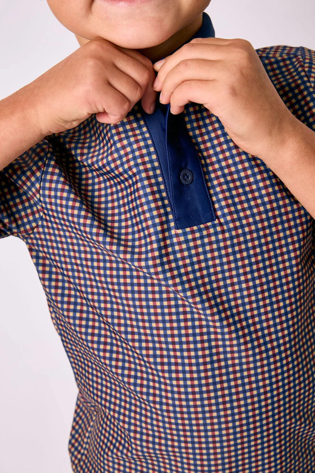 Polo & Leggings Set | Gingham