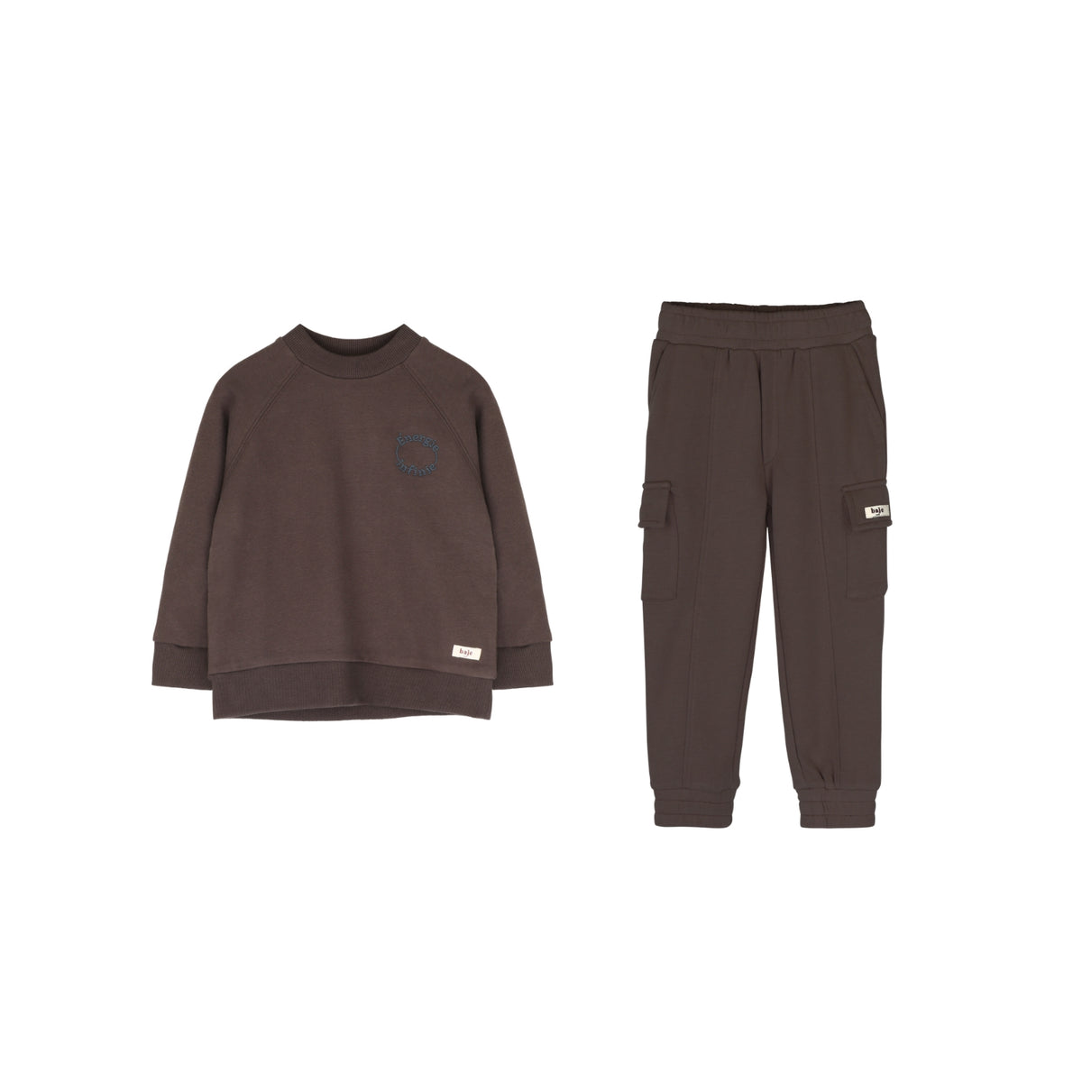Willow Palmer Sweatshirt Set | Brown Choco