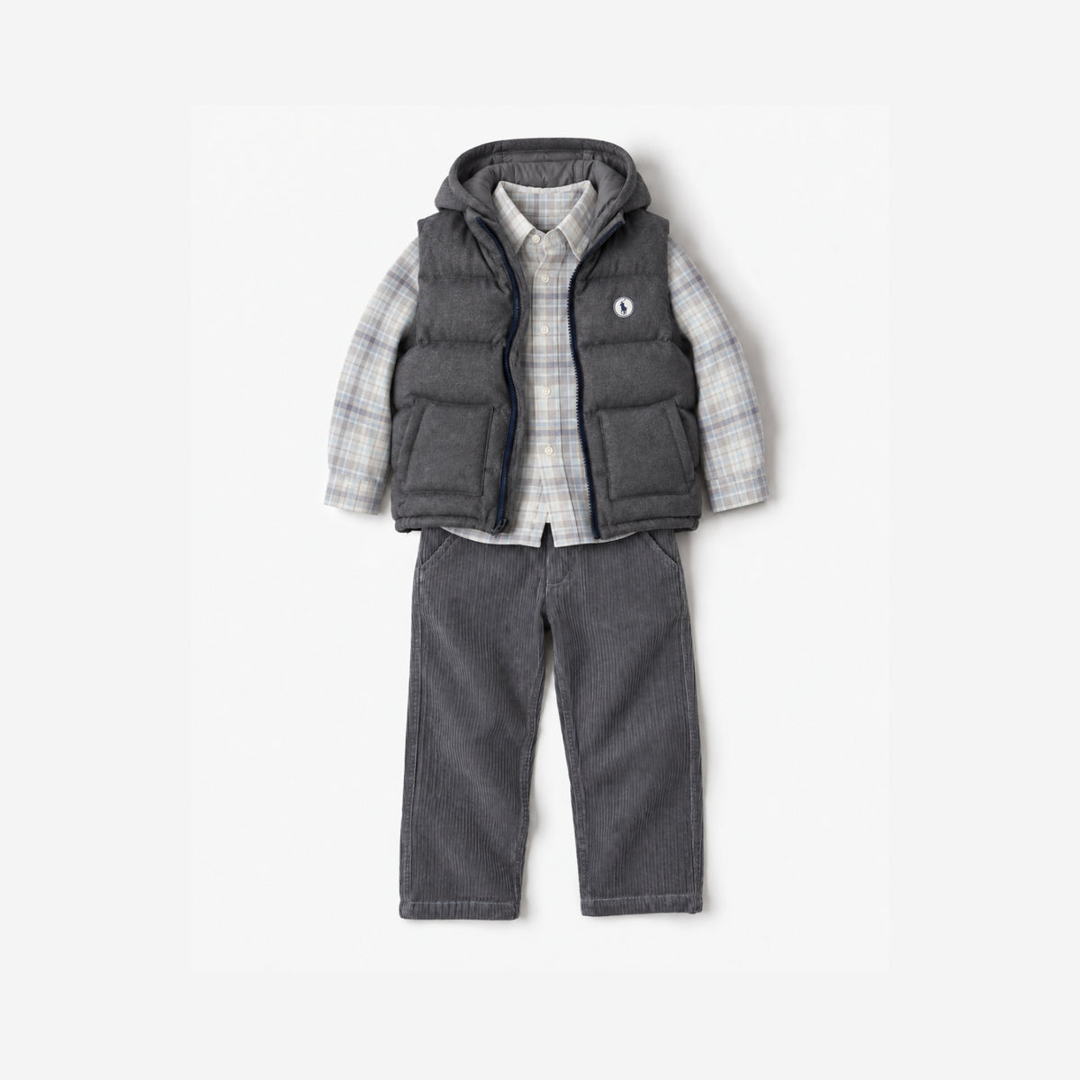 Cotton Check Shirt | Mocha