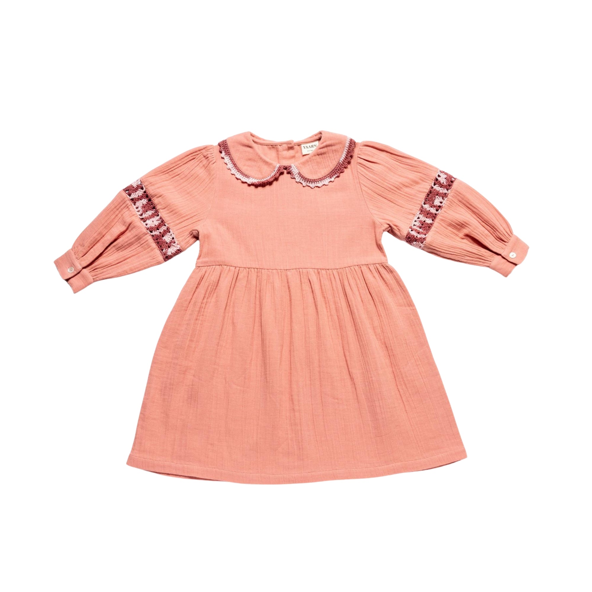 Kennedy Muslin Dress | Antique Rose