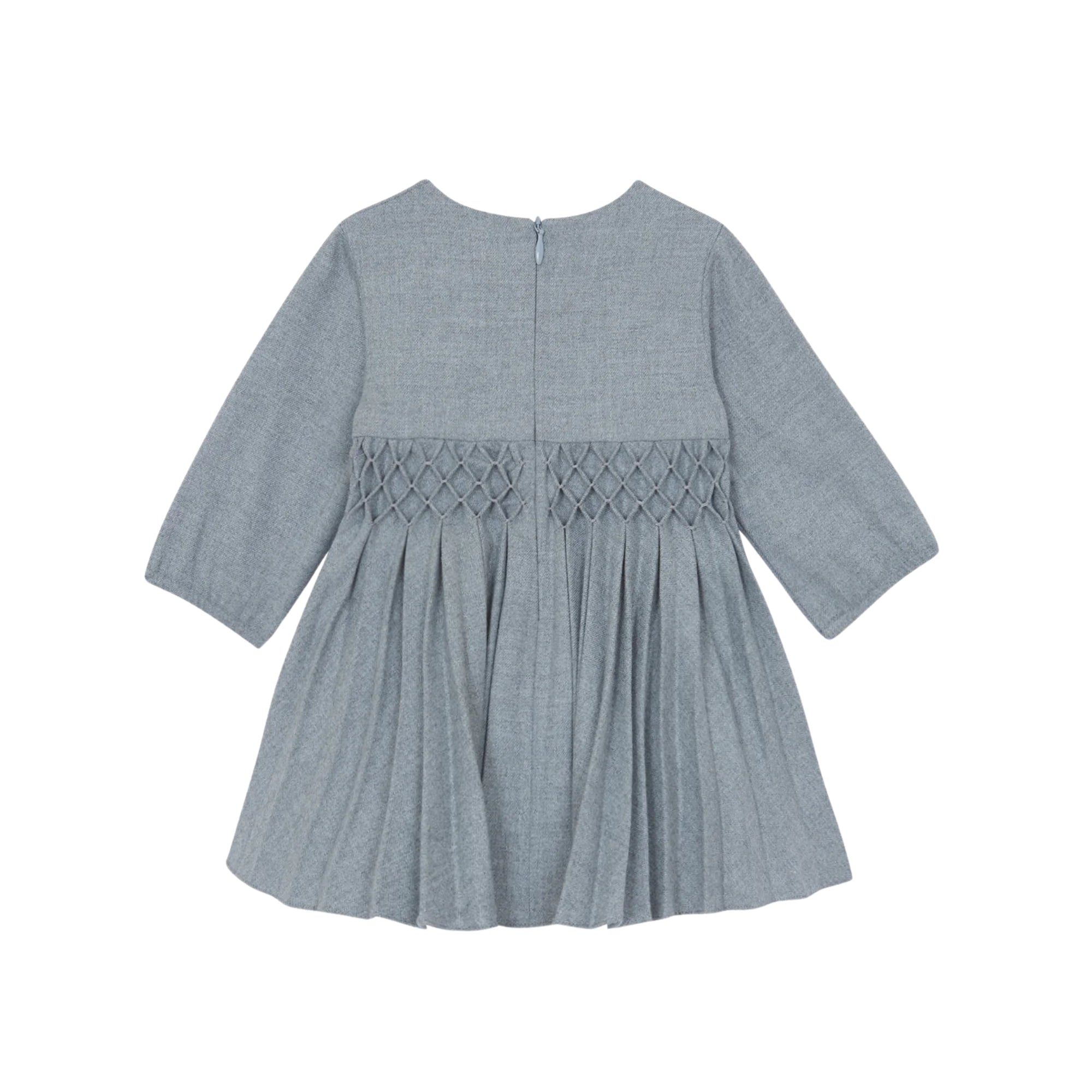 Pleated Dress | Grey