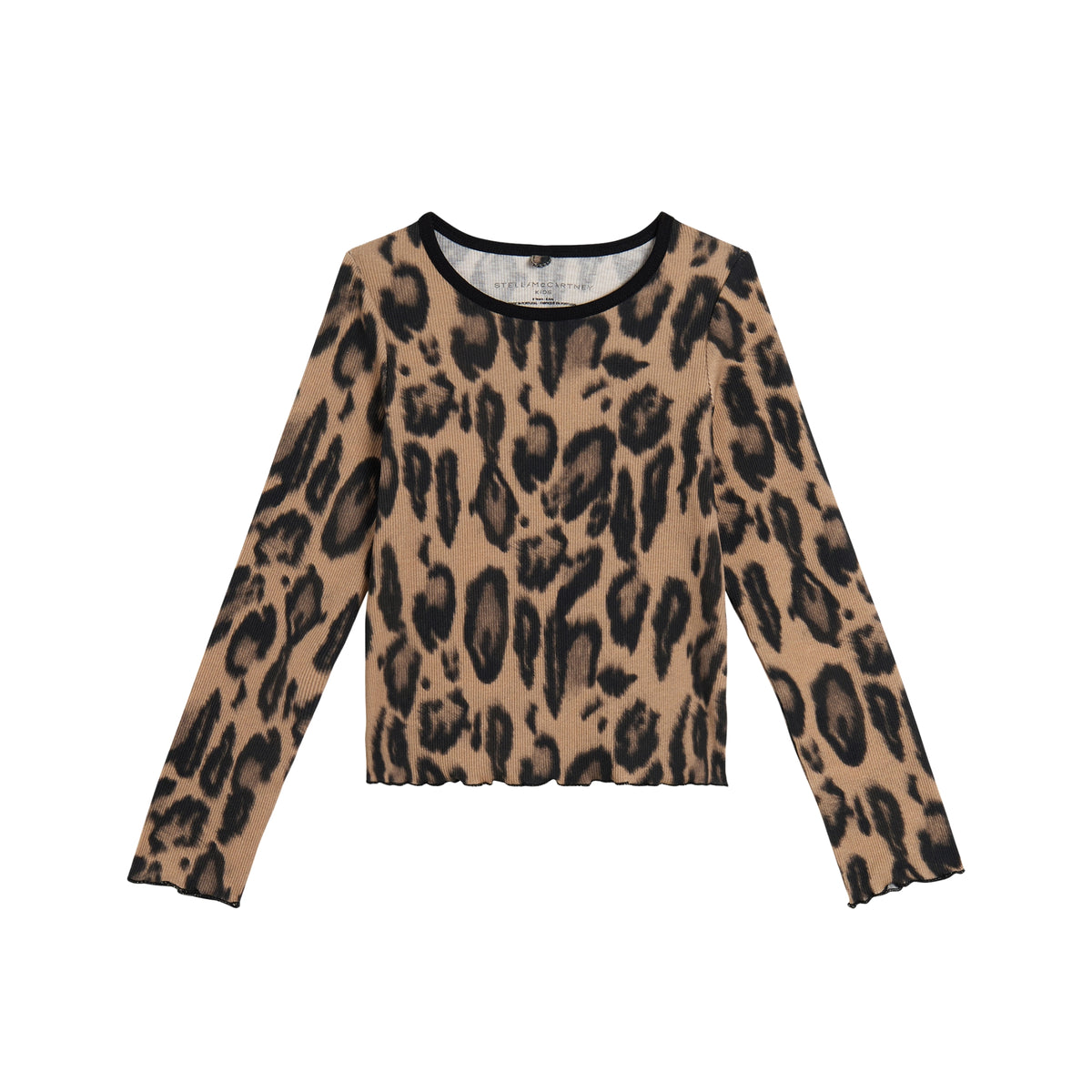 Leopard Print T-shirt | Hazelnut/ Black