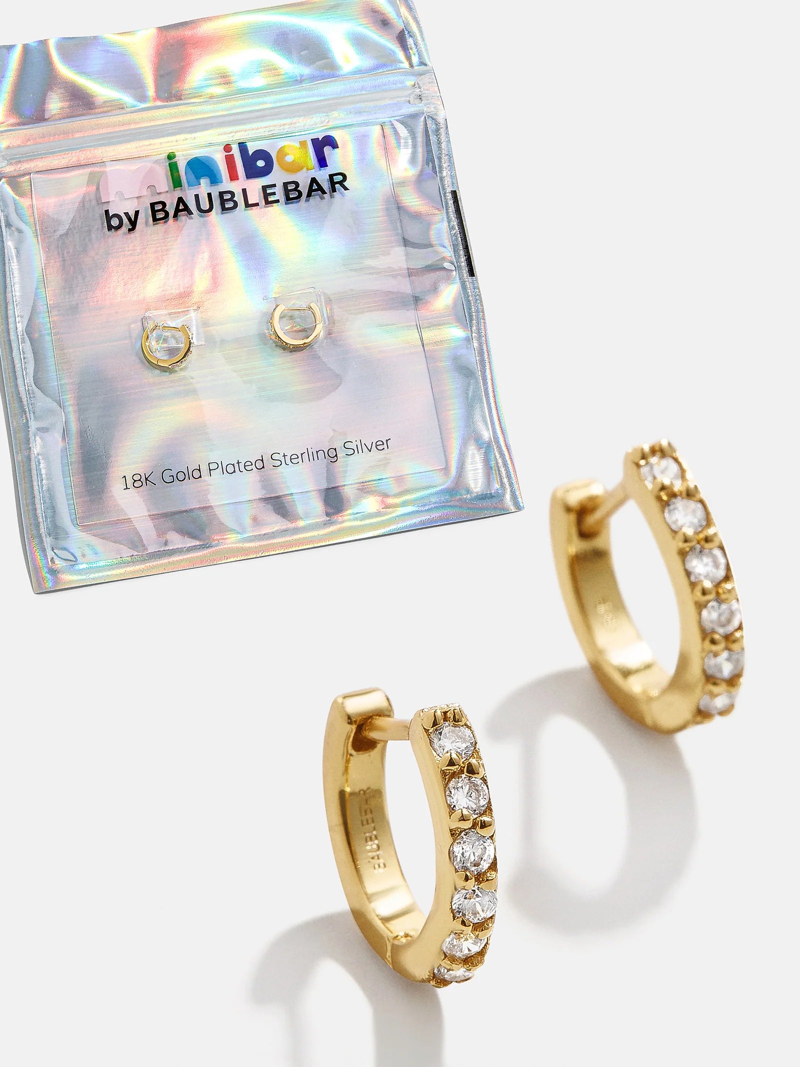 Tori 18K Gold Earrings | Gold/Pavé
