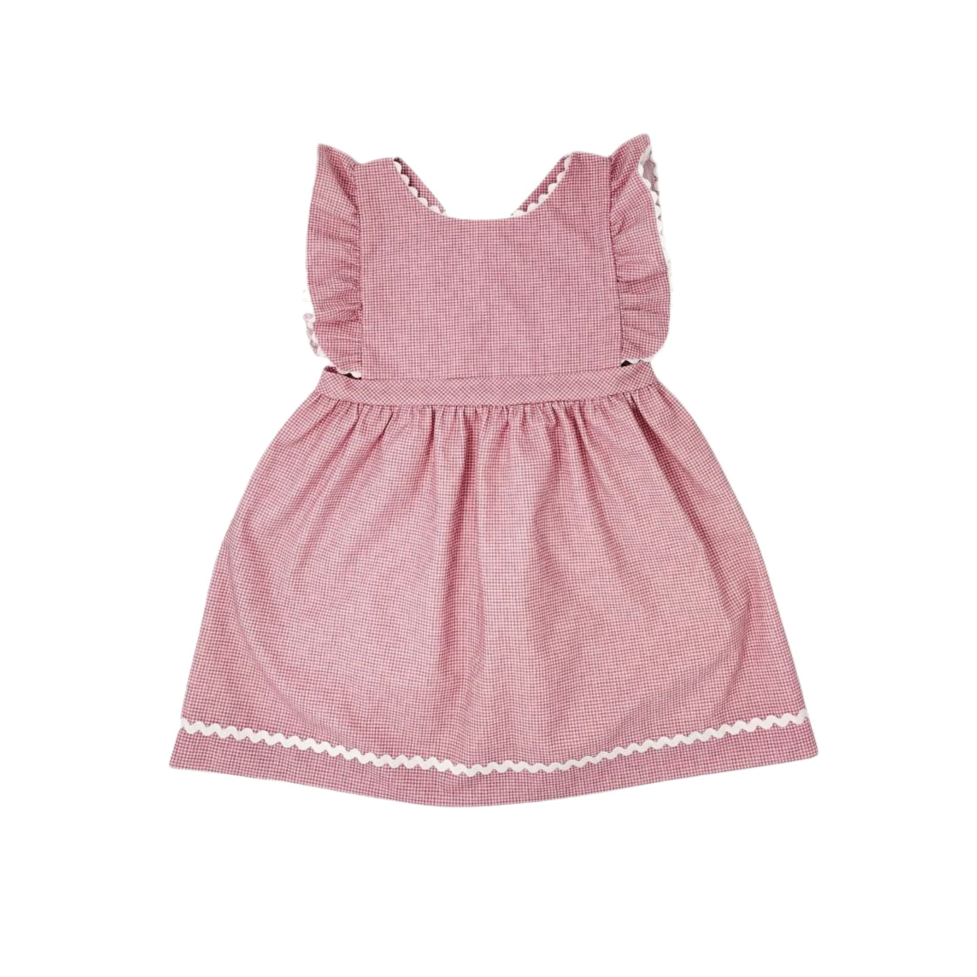 Nina Gingham Dress | Red Pomelo