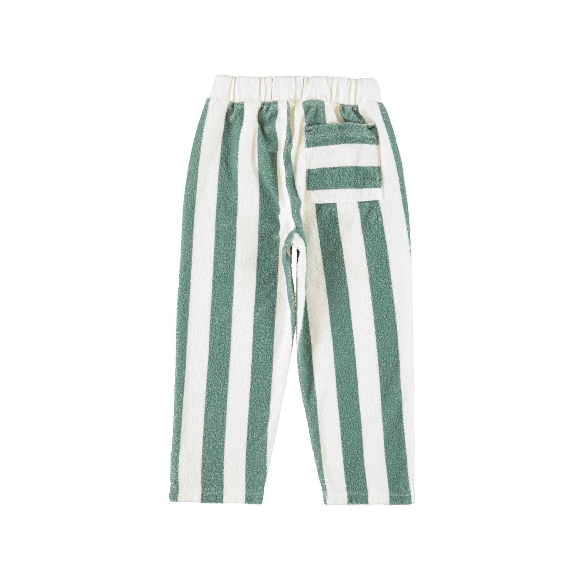 Sweatshirt Set | Ecru & Green Stripes