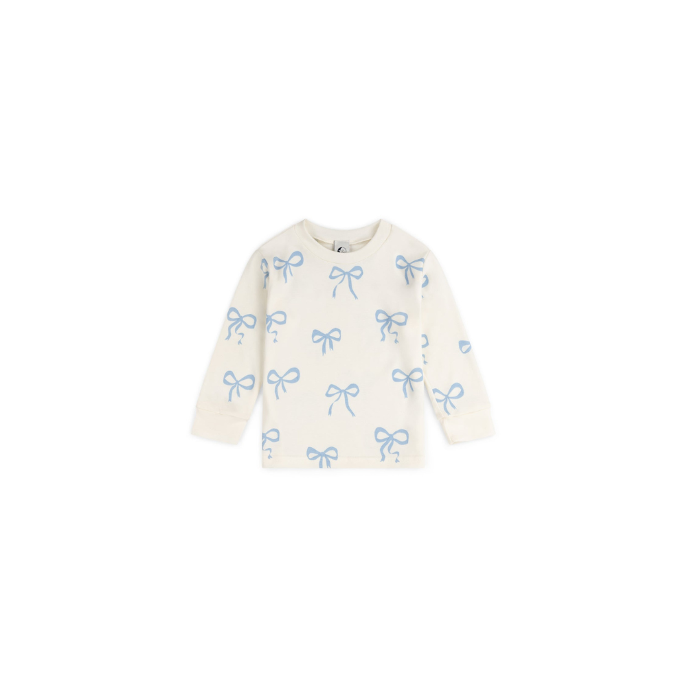 Kids Classic Pyjama Set | Blue Bows