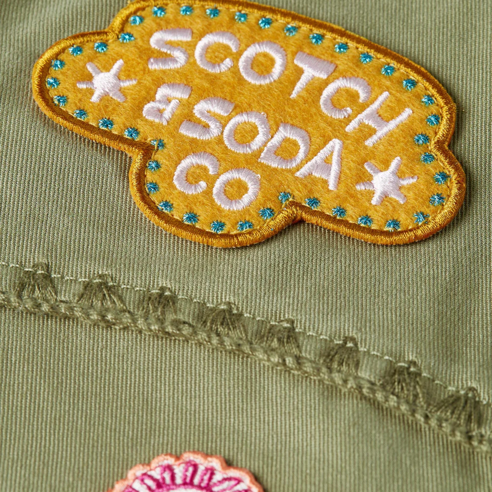 Embroidered Jacket | Oil Green