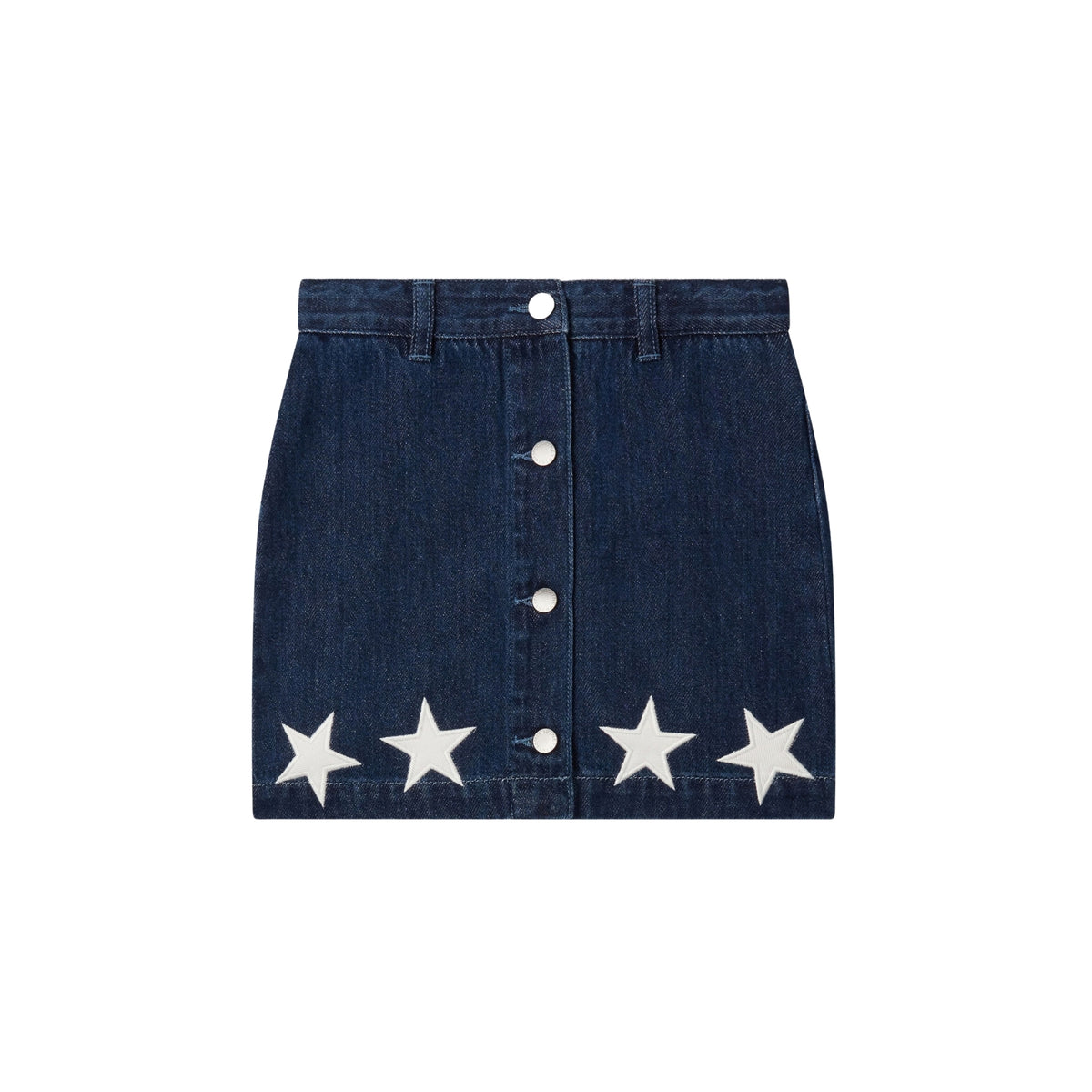 Star Denim Skirt | Blue