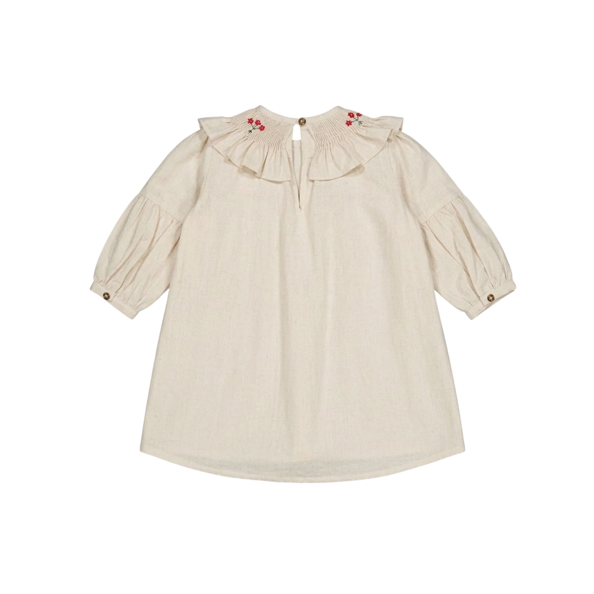Bianca Linen Dress | Ecru
