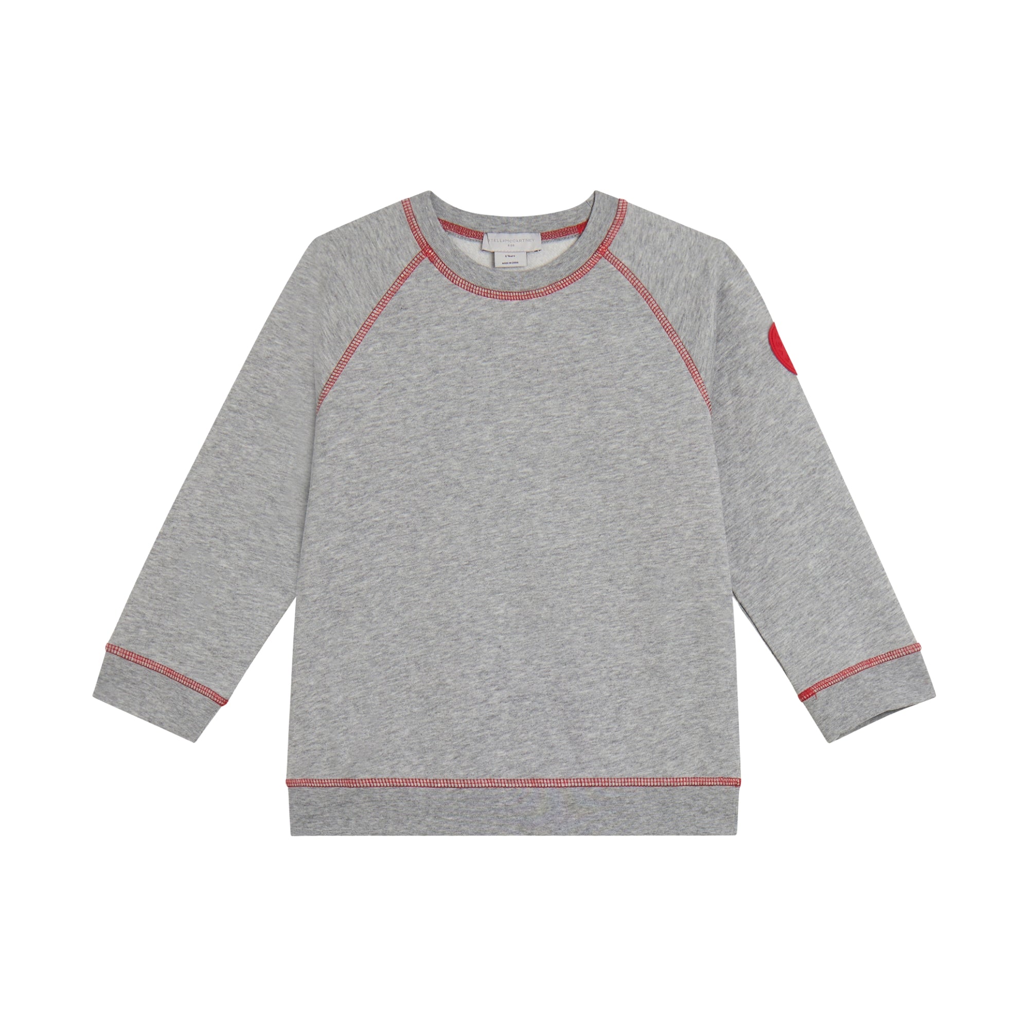 Grey Marl Cotton Sweatshirt