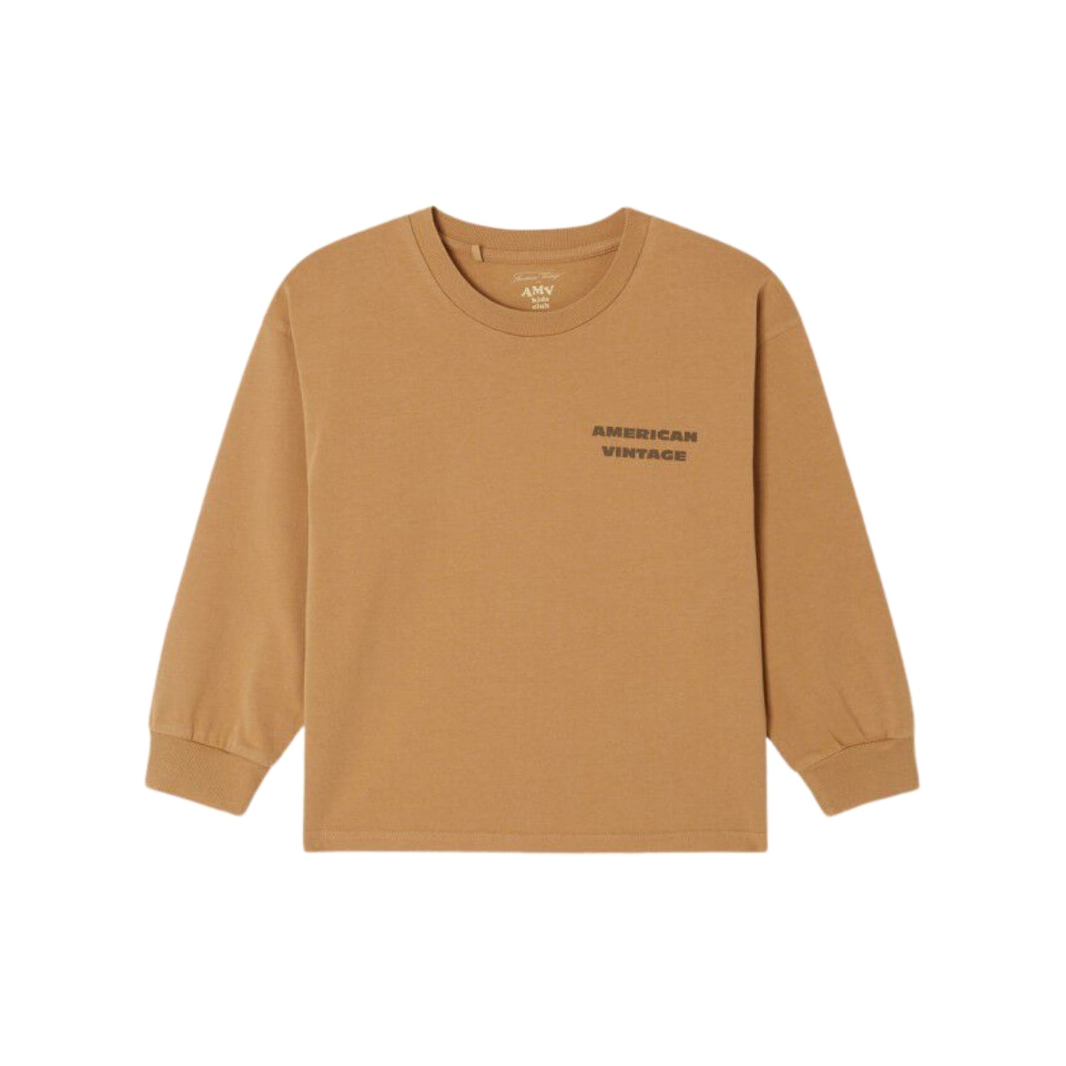 Fizvalley Long Sleeve T-Shirt | Vintage Peanut Butter