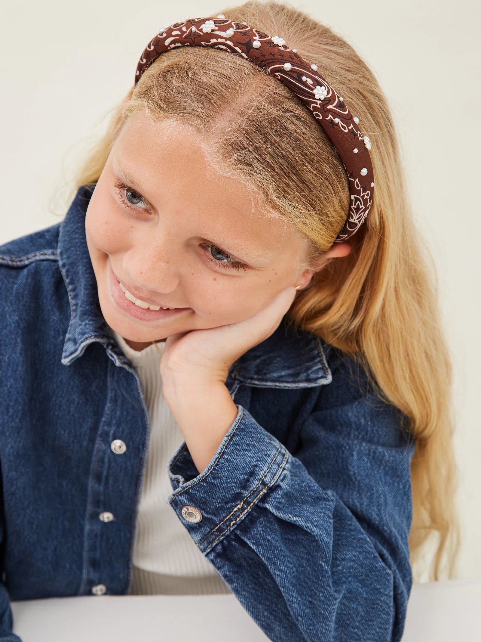 Mane Event Bandana Headband | Brown
