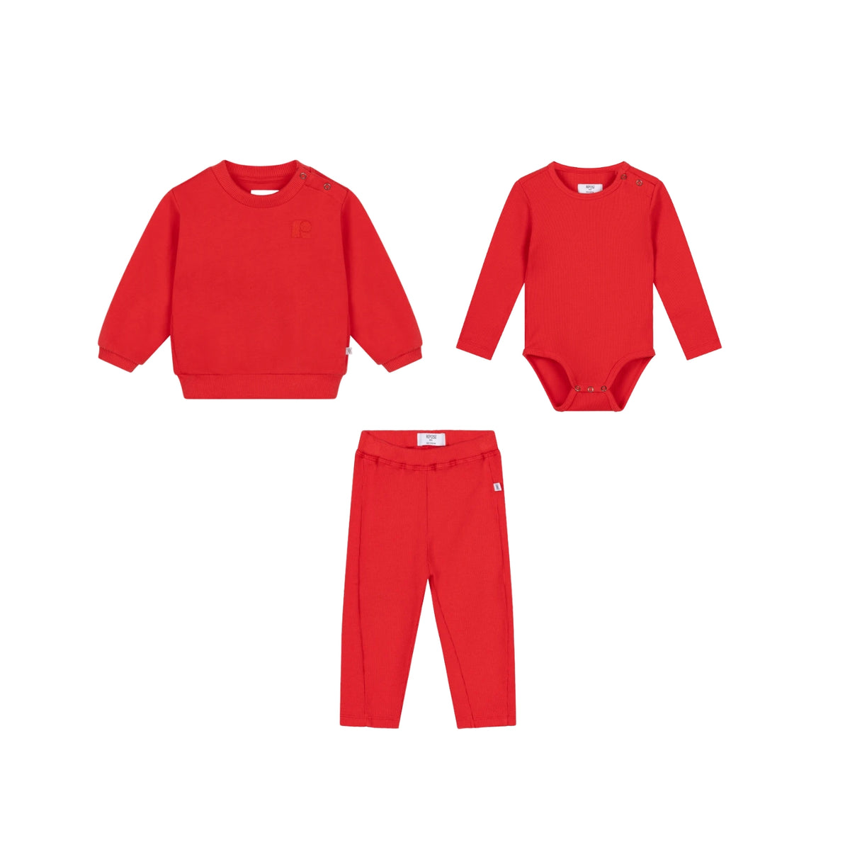 Bodysuit with Sweater Set | Firecracker Red