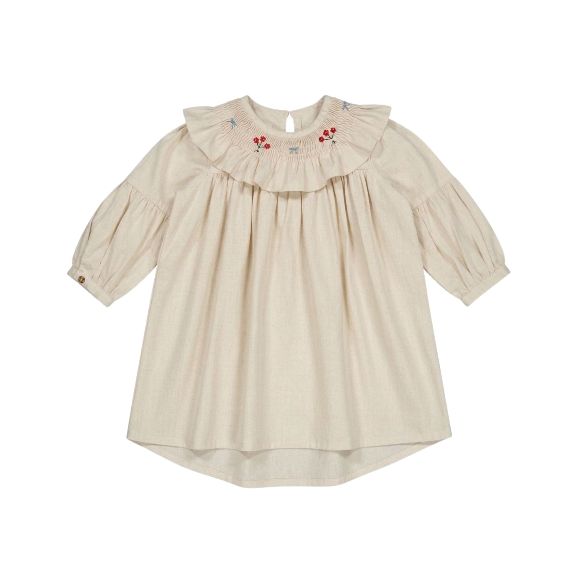 Bianca Linen Dress | Ecru