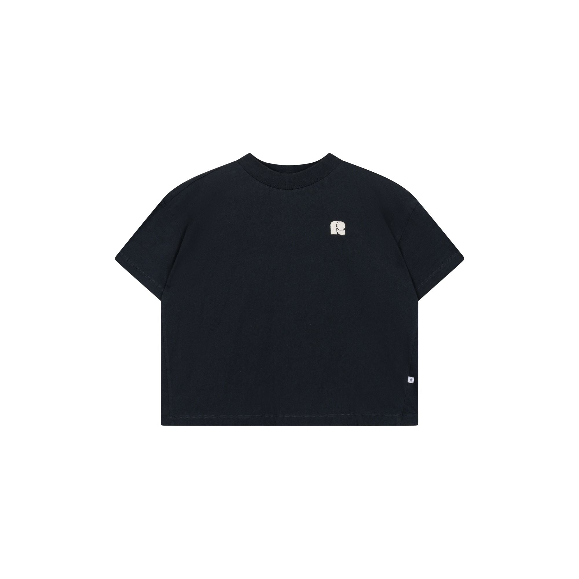 Boxy Tee | Moonless Night Black