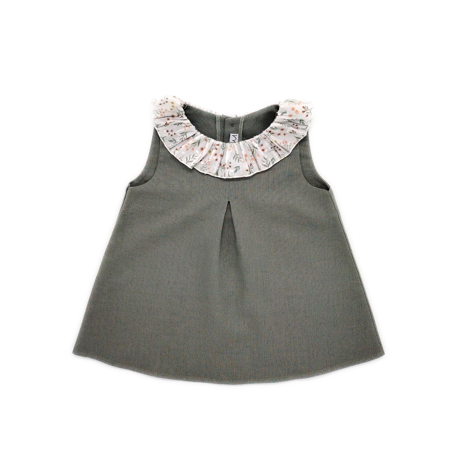 Ruffle Green Forest Dress