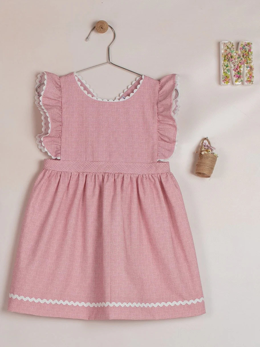 Nina Gingham Dress | Red Pomelo