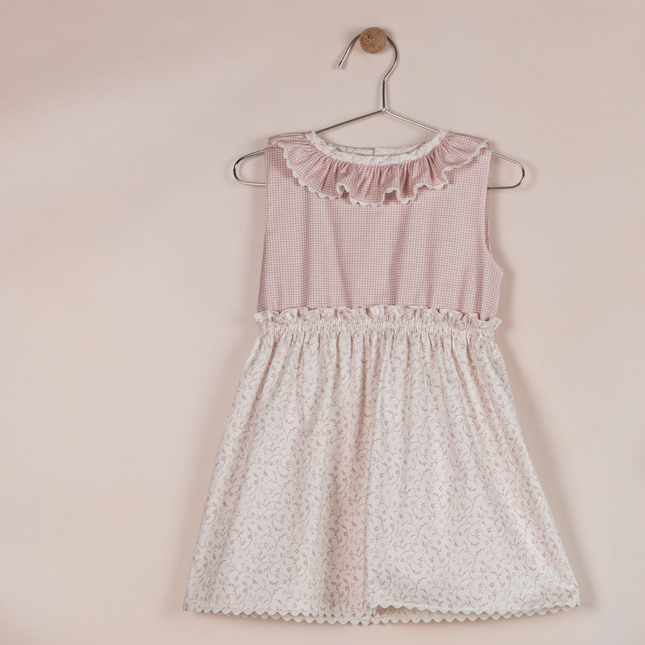 Nina Ruffle Dress | White