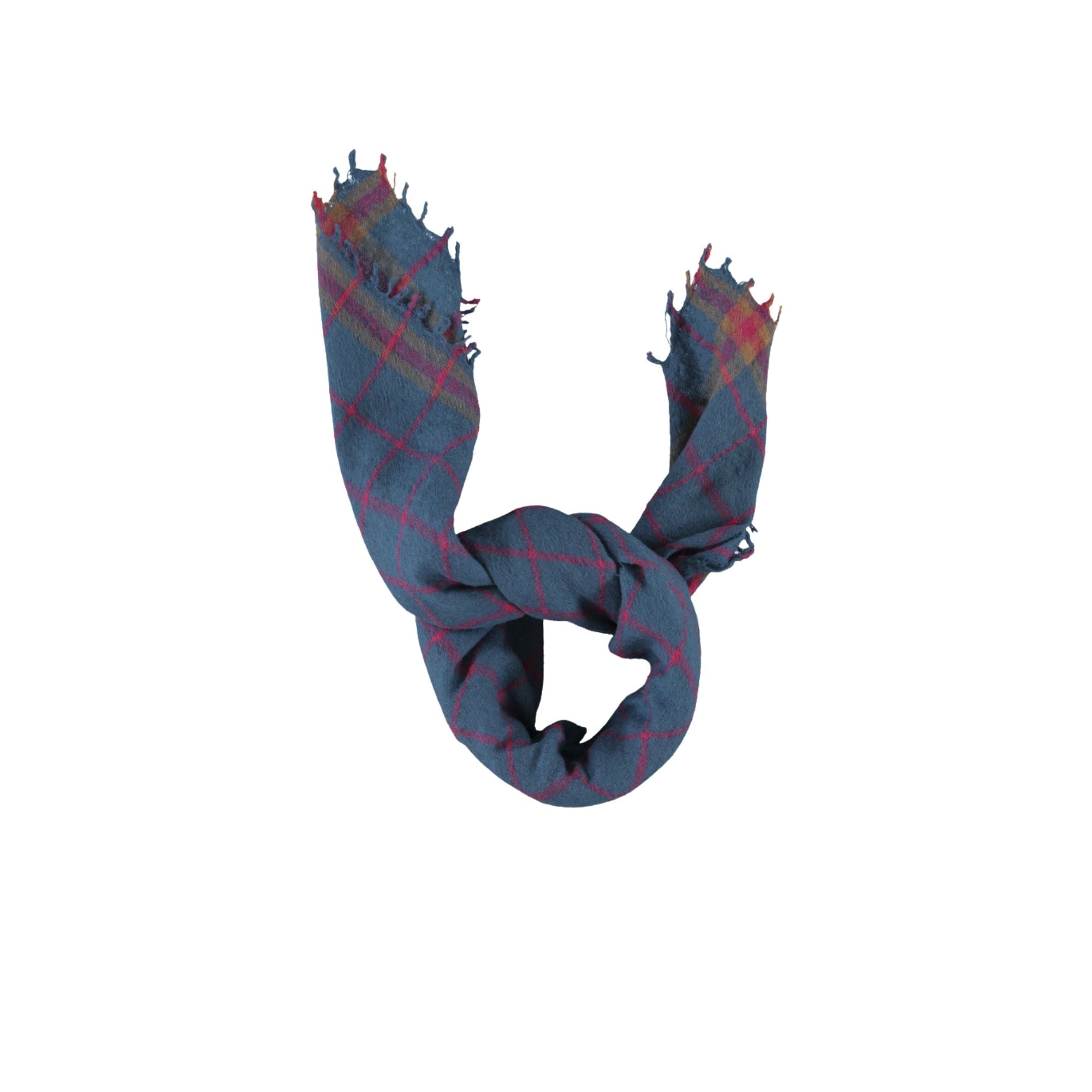 Scarf | Blue Checkered