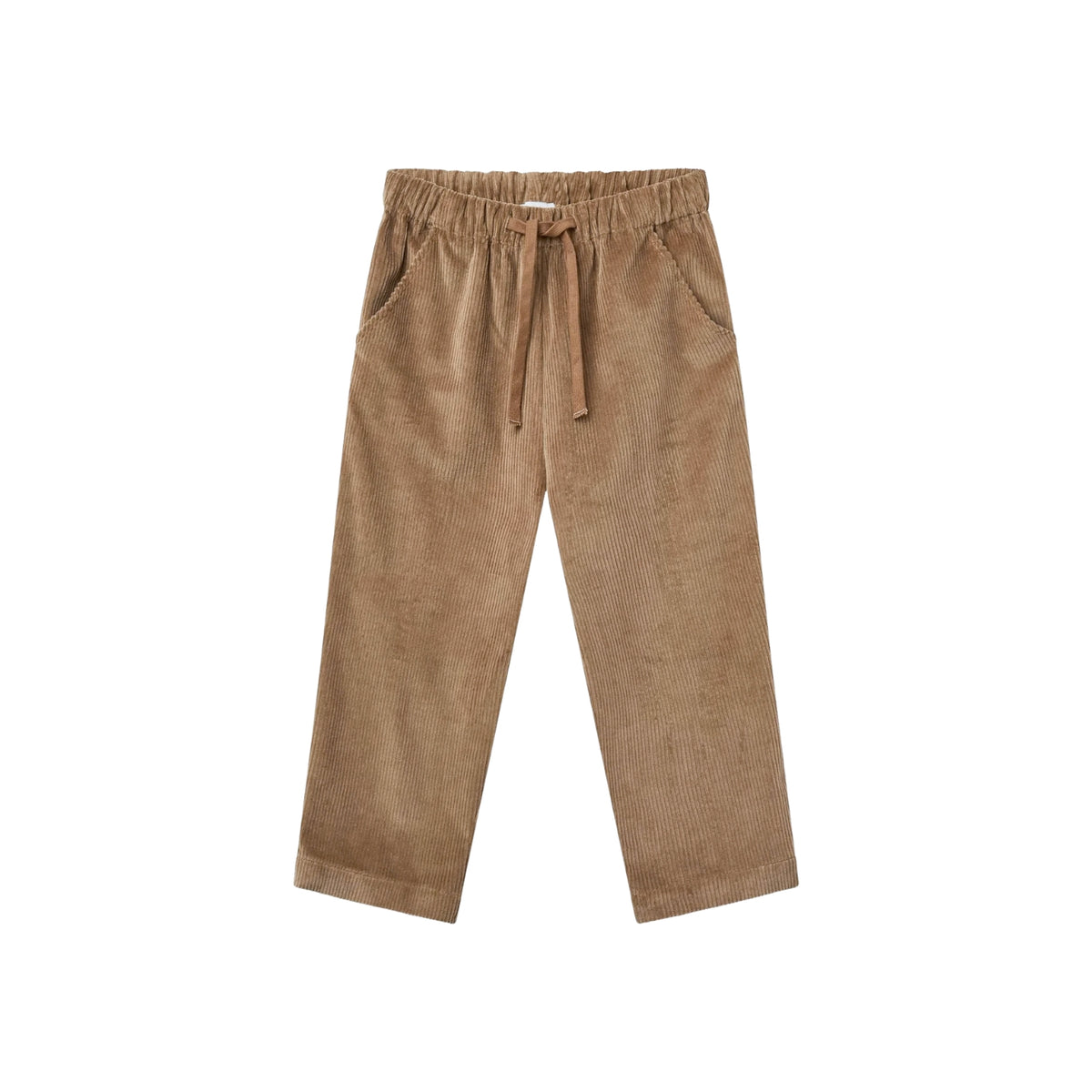 Corduroy Pant with Adjustable Waist | Brown