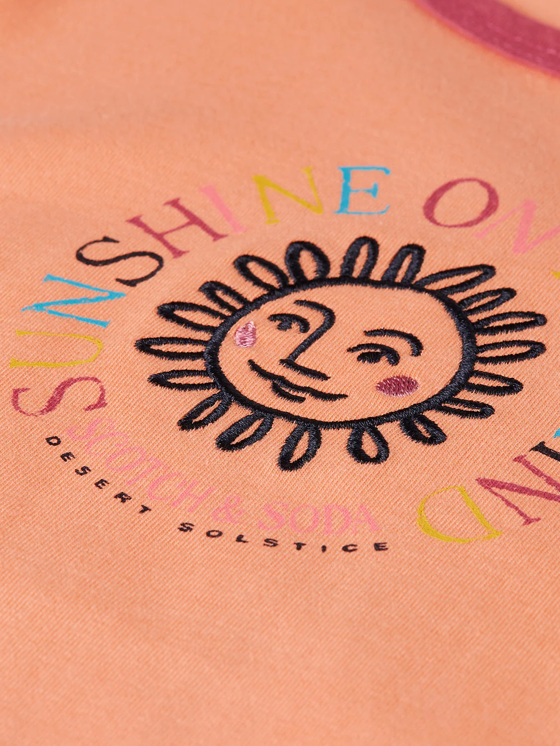 Artwork Ringer T-shirt | Papaya Punch