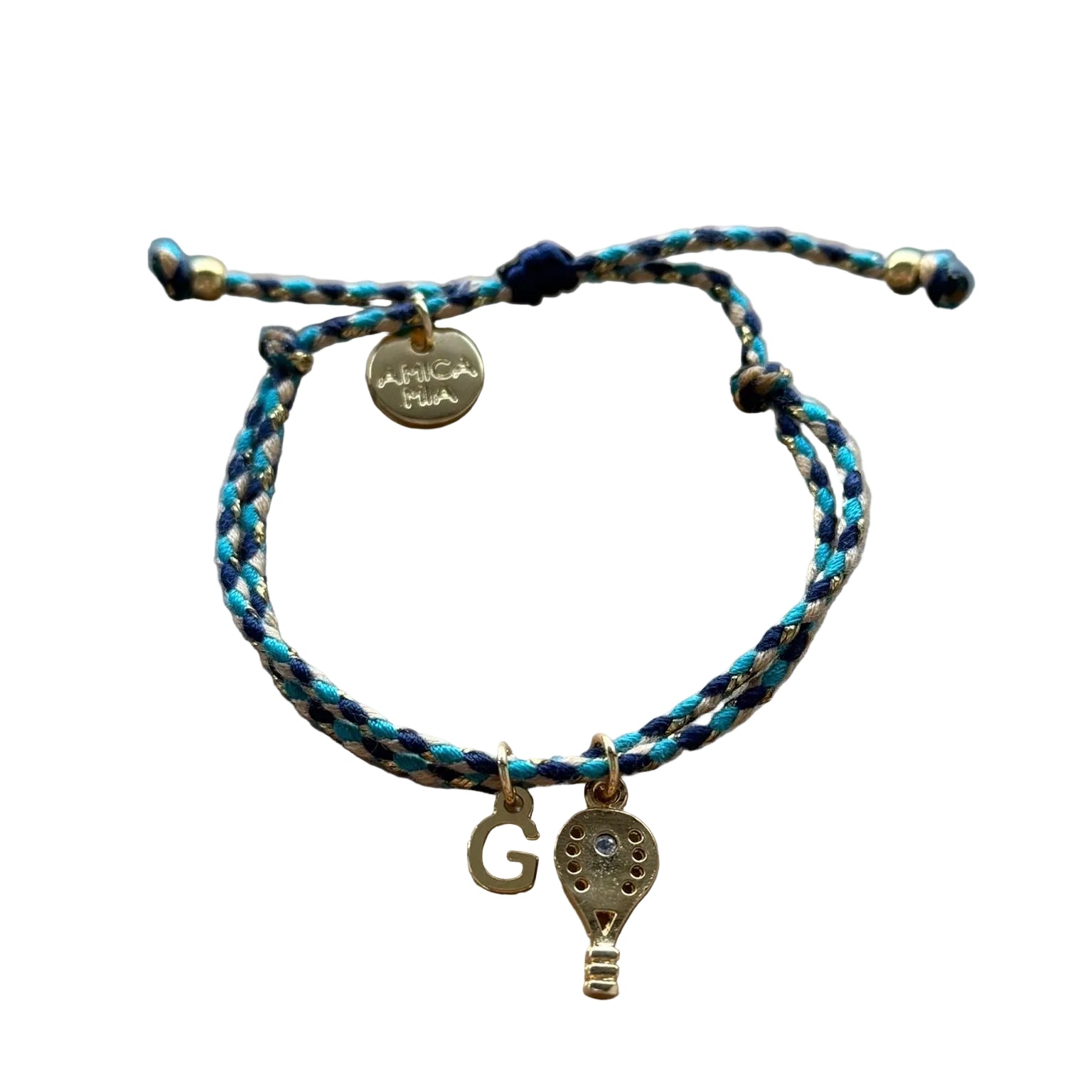 Braided Bracelets | Initial + Charm