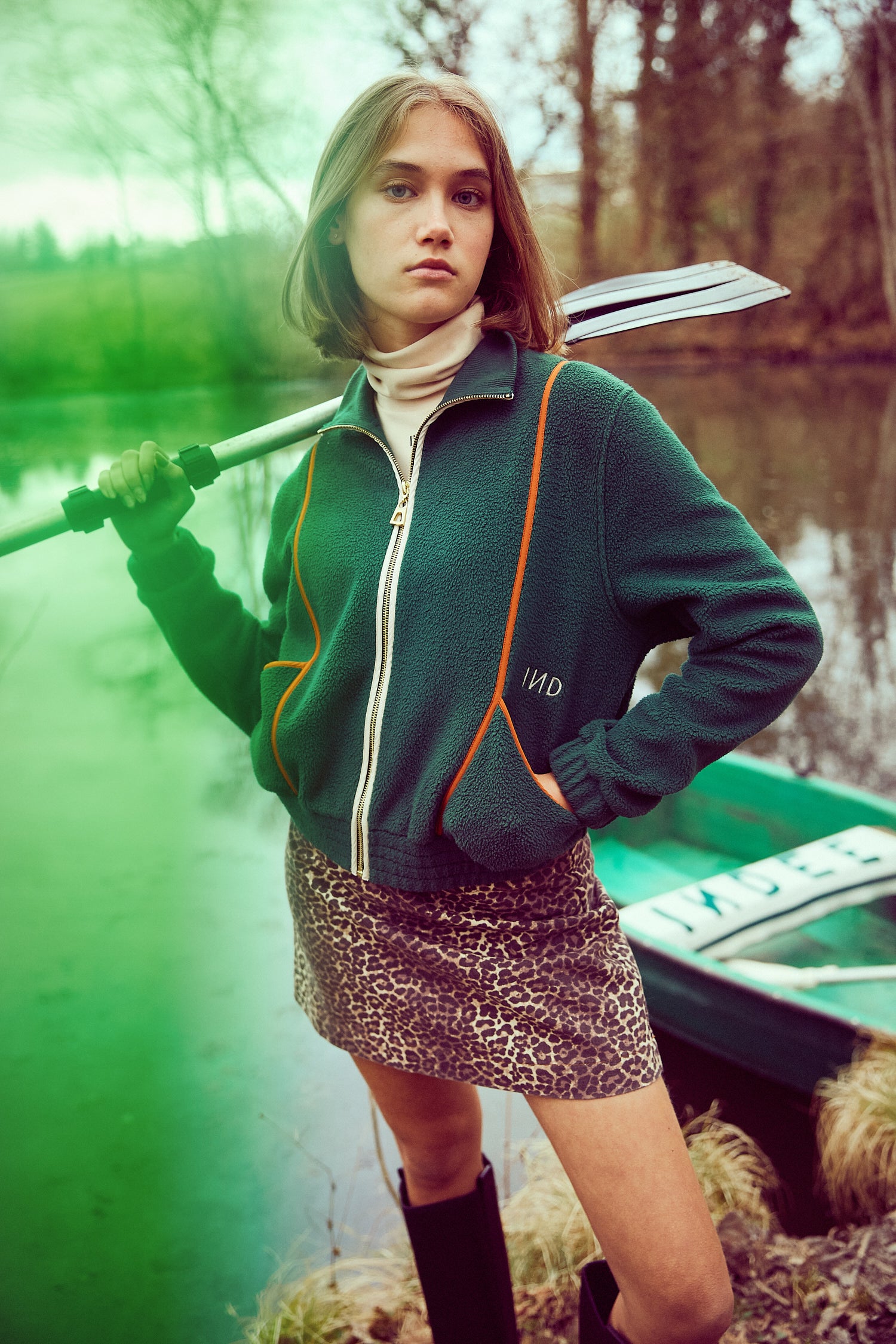 Tokyo Sweater | Moss Green