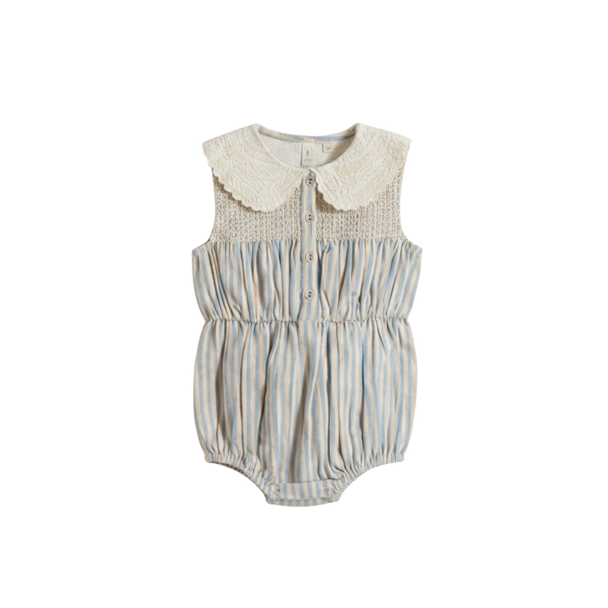 Romper | Blue Transat Stripe