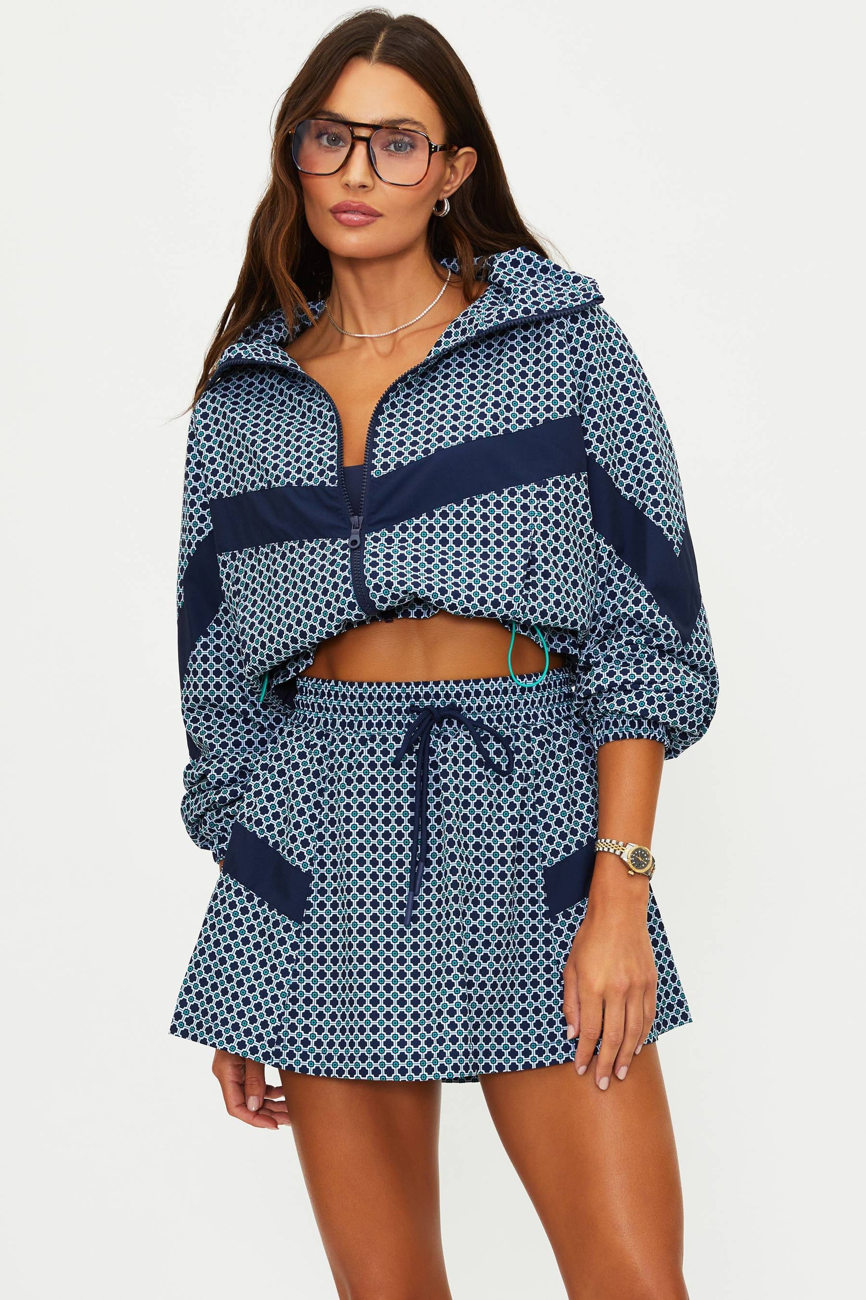Womens Casen Jacket | Twilight Tides Geo