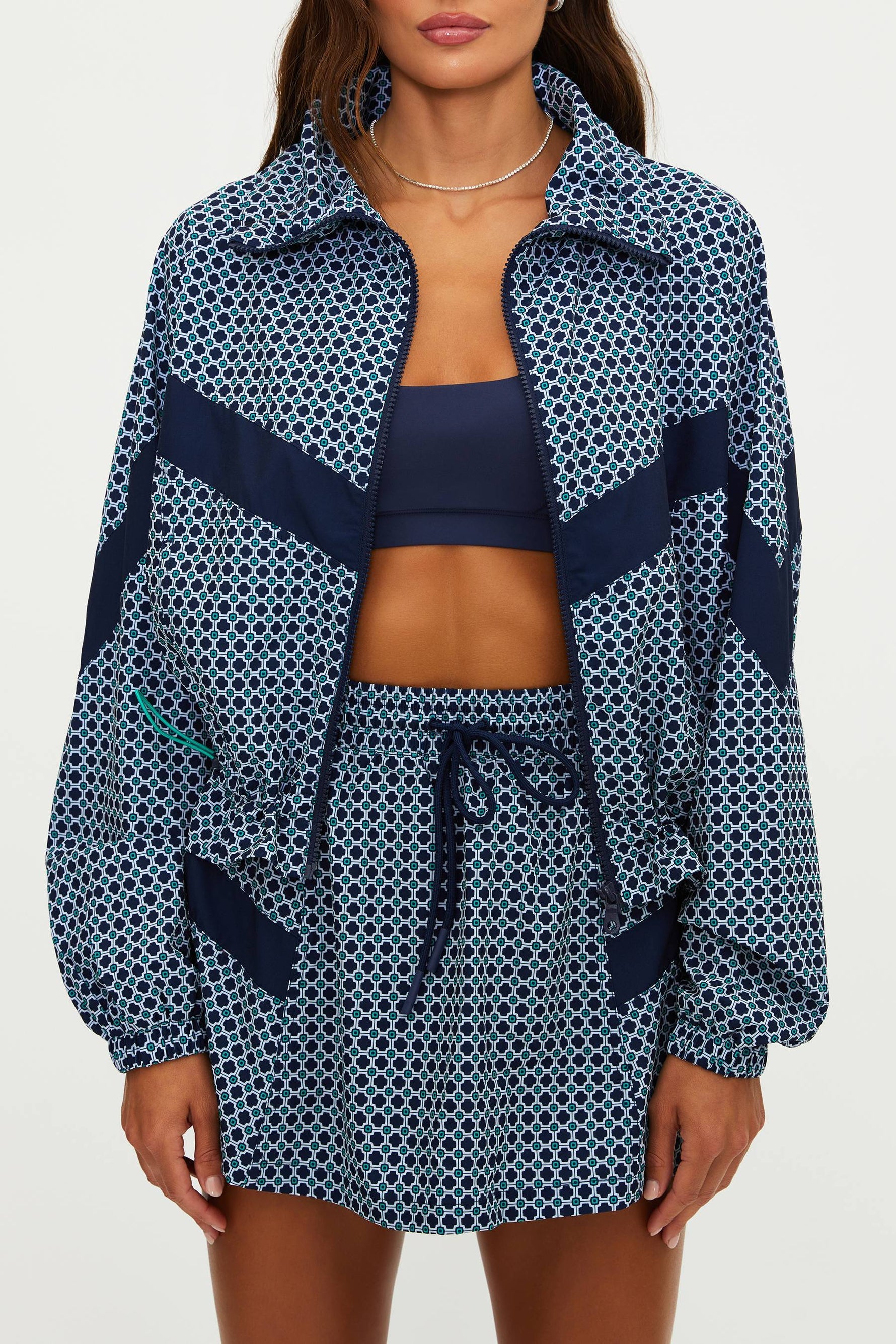 Womens Clyde Skirt | Twilight Tides Geo