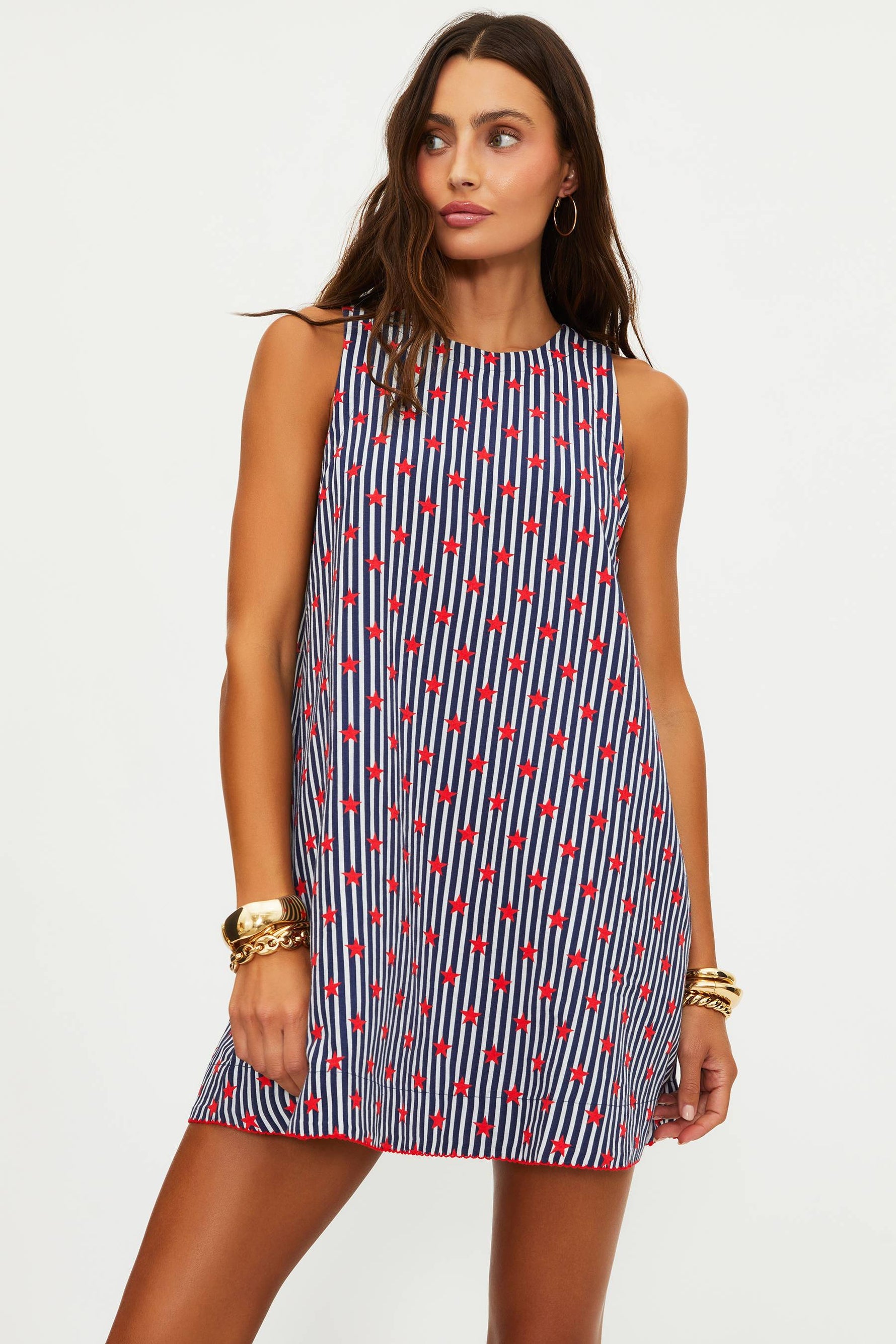 Womens Caprina Mini Dress | Star Spangled Seas