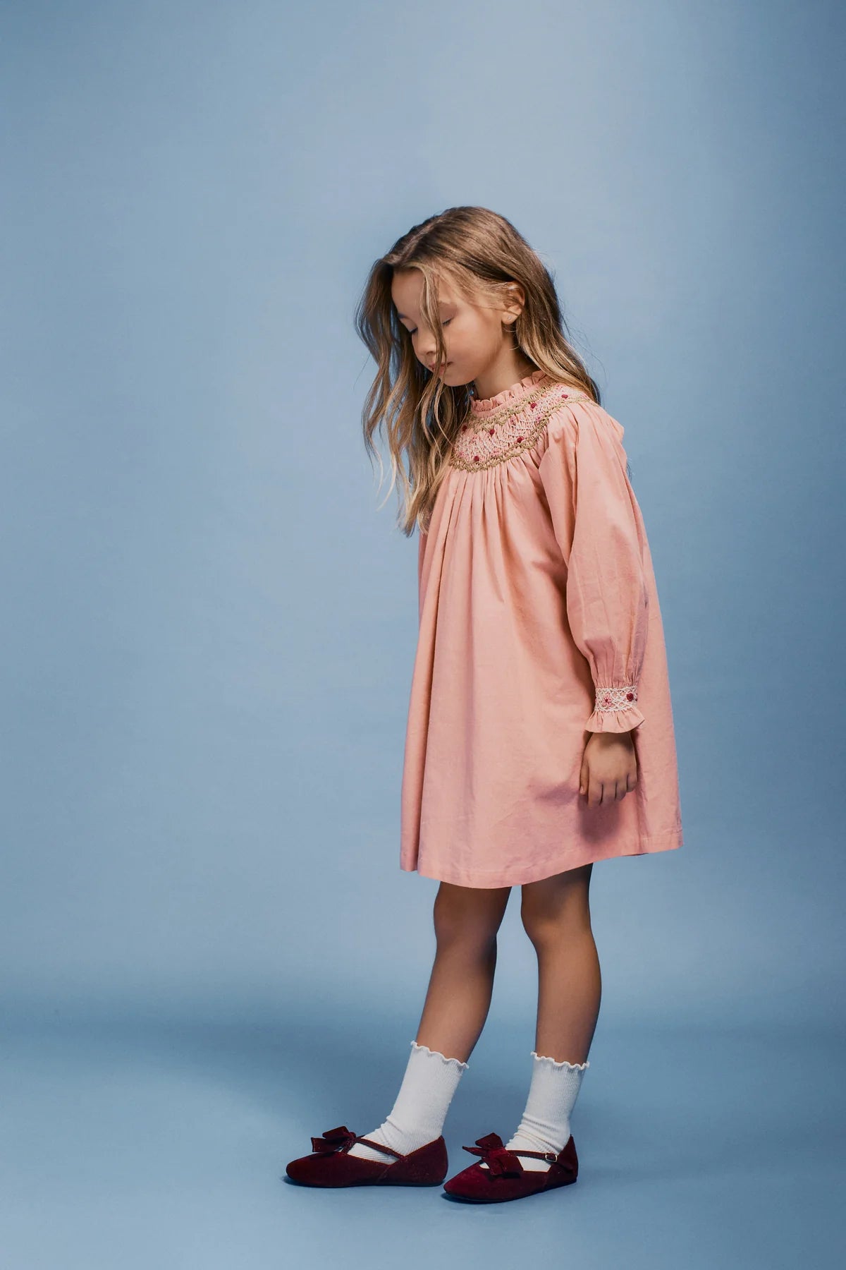 Margot Smocked Dress | Dusty Rose