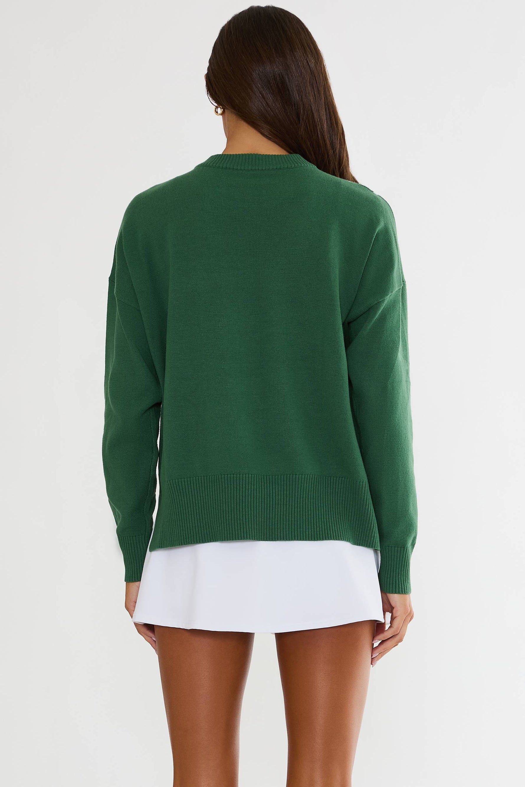 Womens Callie Sweater | Rally Green Tennis