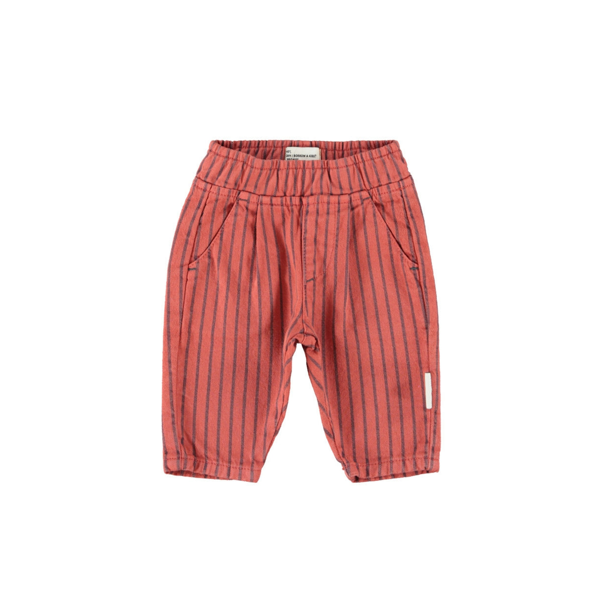 Trousers | Bordeaux with Black Stripes