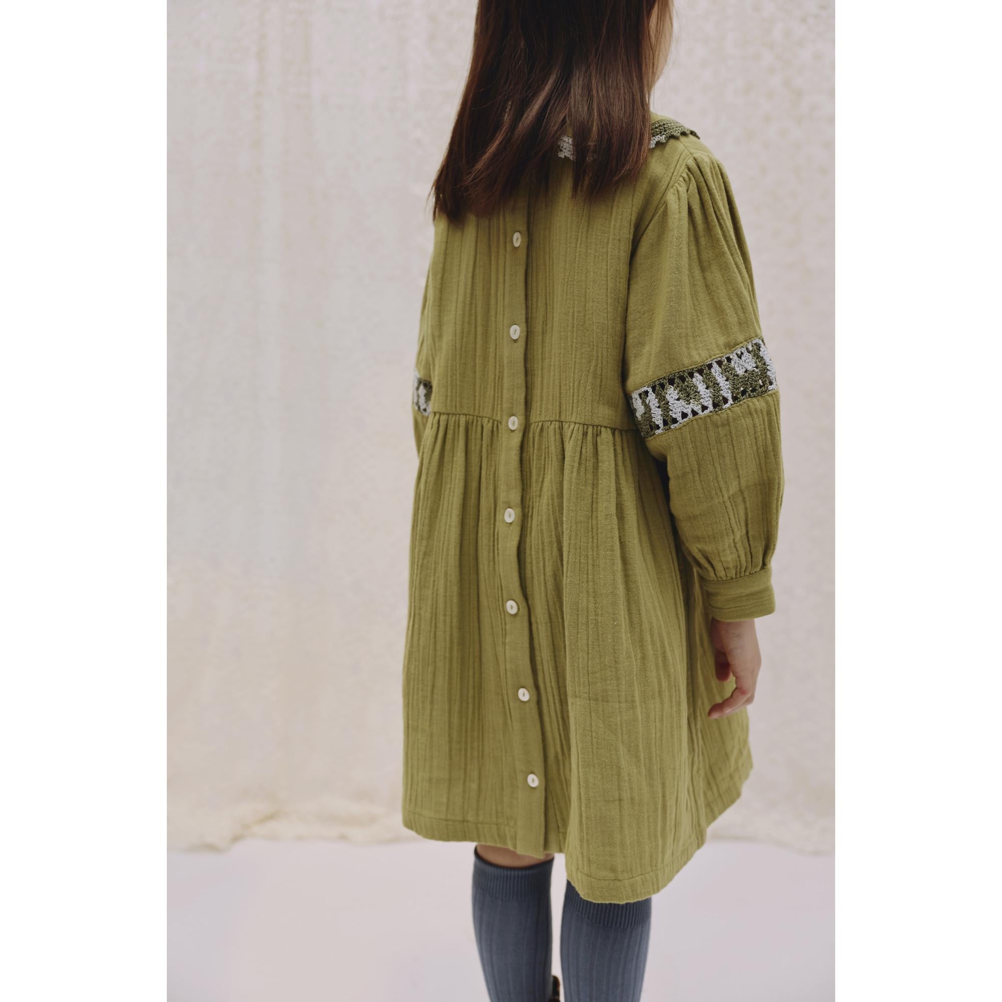 Kennedy Muslin Dress | Olive