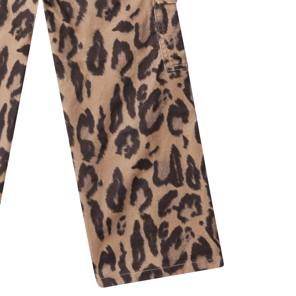 Denim Ocelot Pants | Hazelnut/ Black