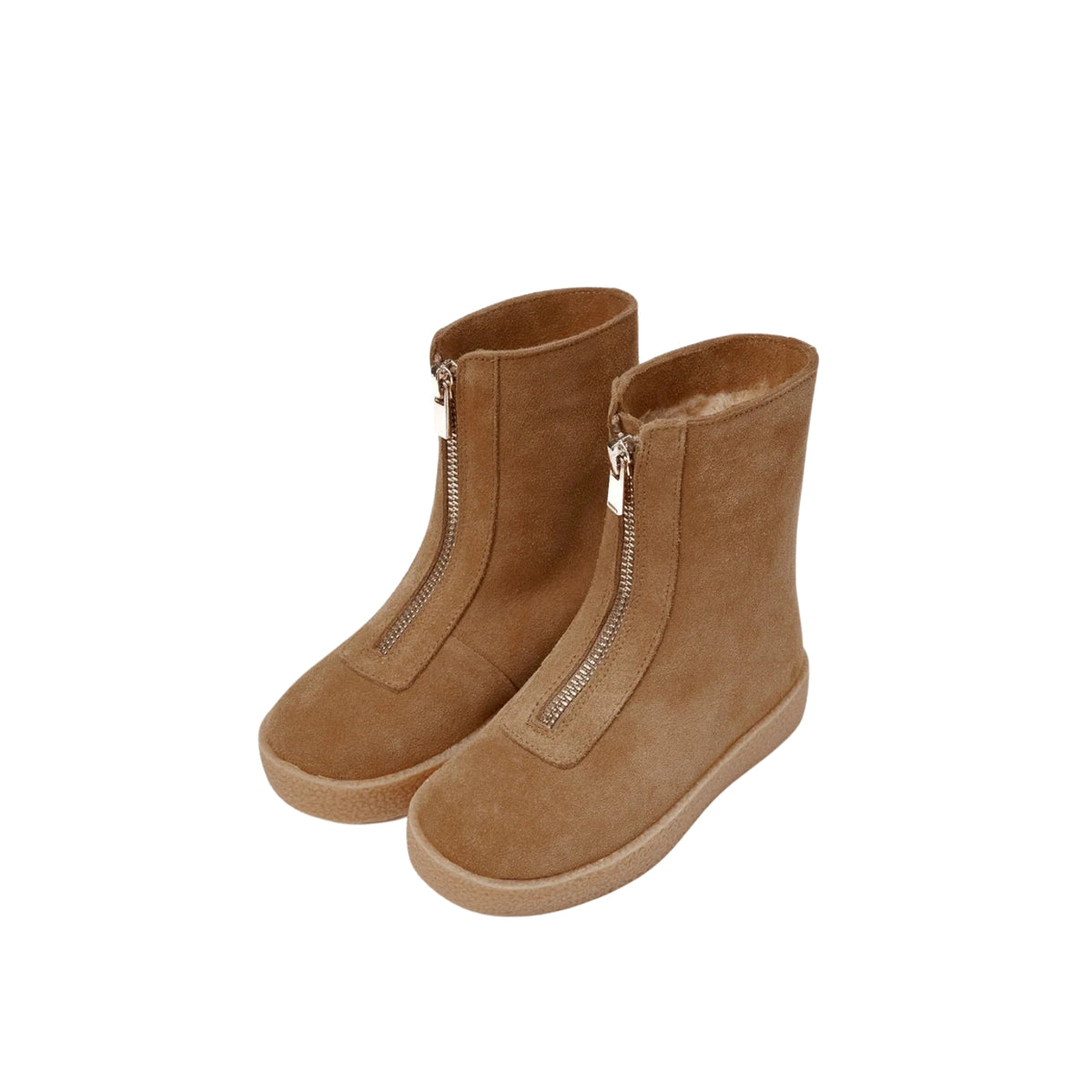 Leah Suede High Boots | Camel