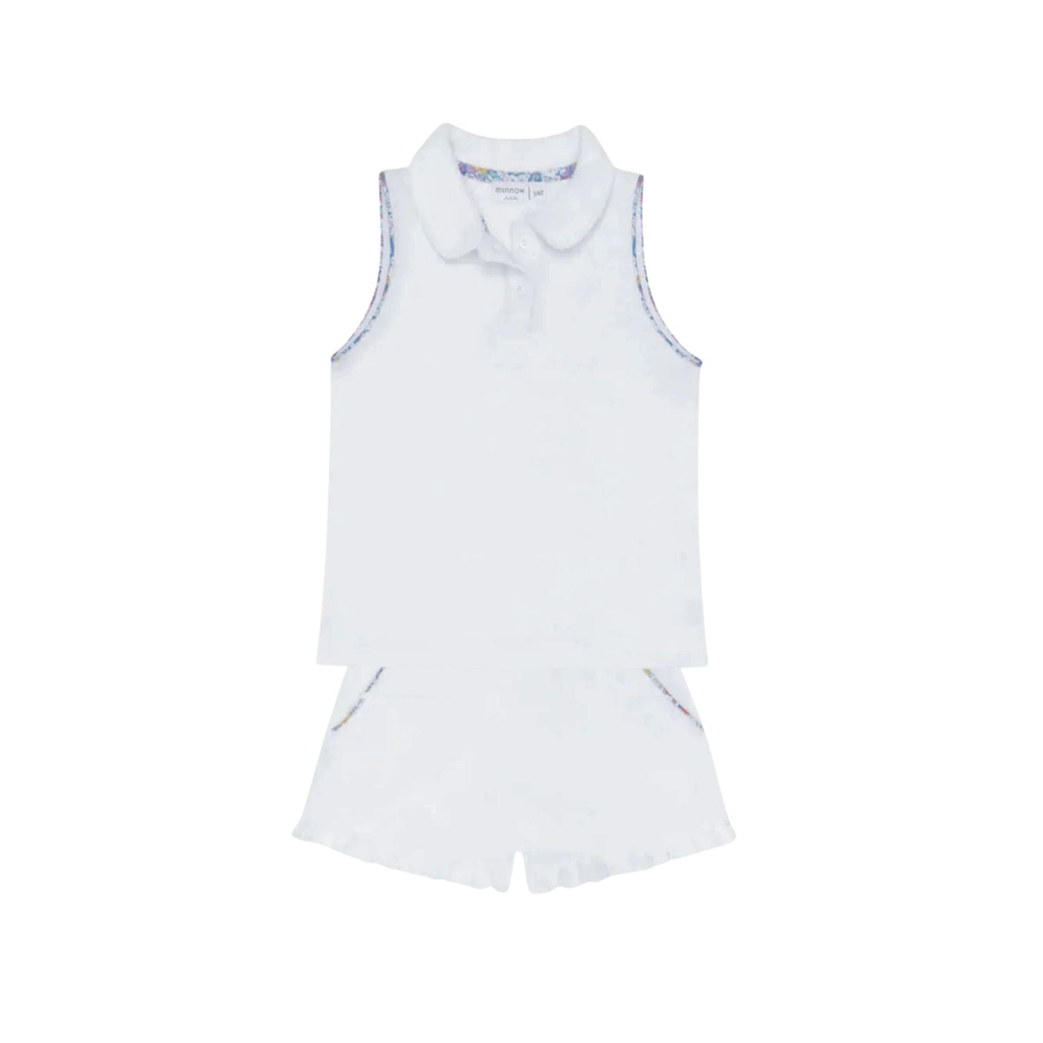 Shell French Terry Tennis Set | White