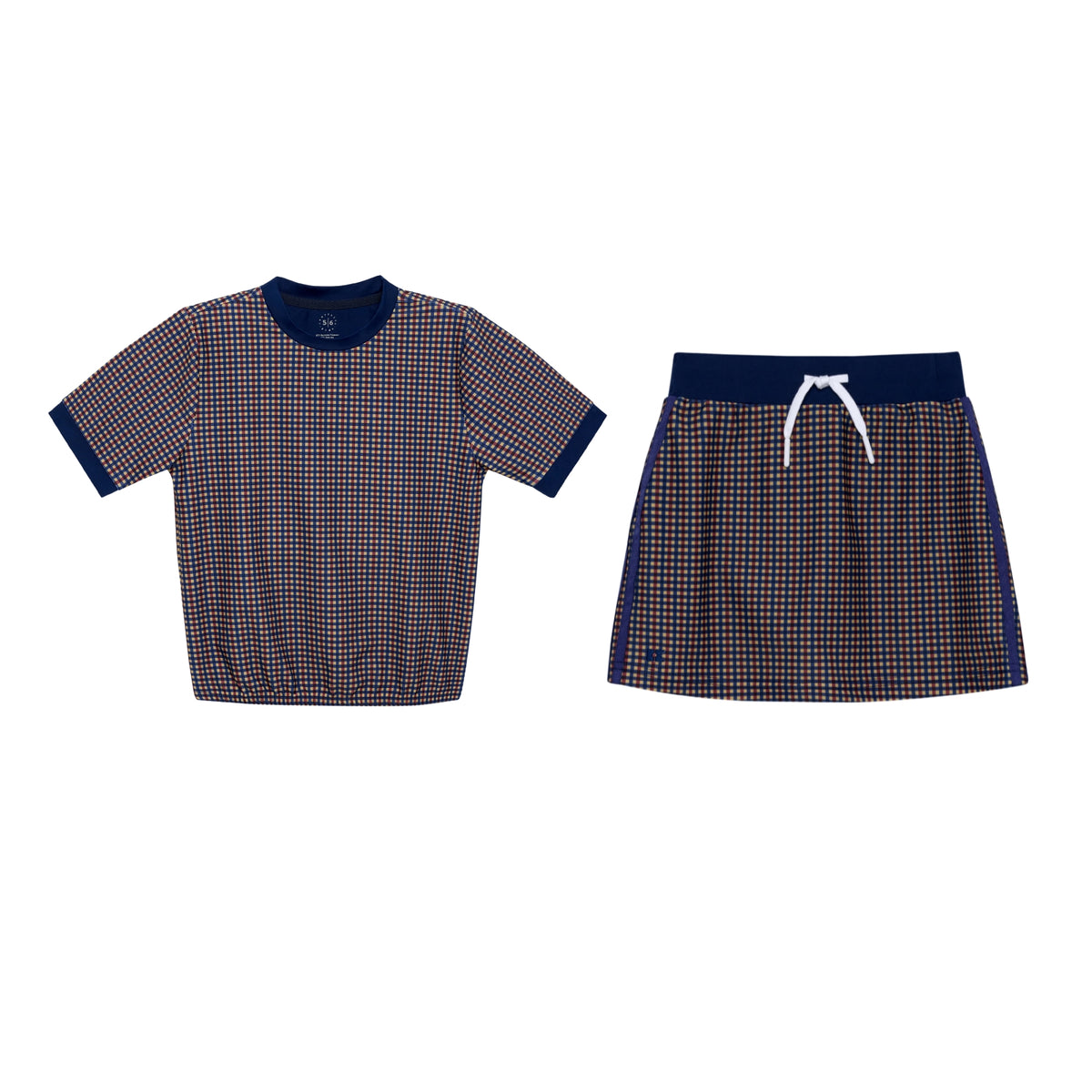 Dance Tee Set | Gingham