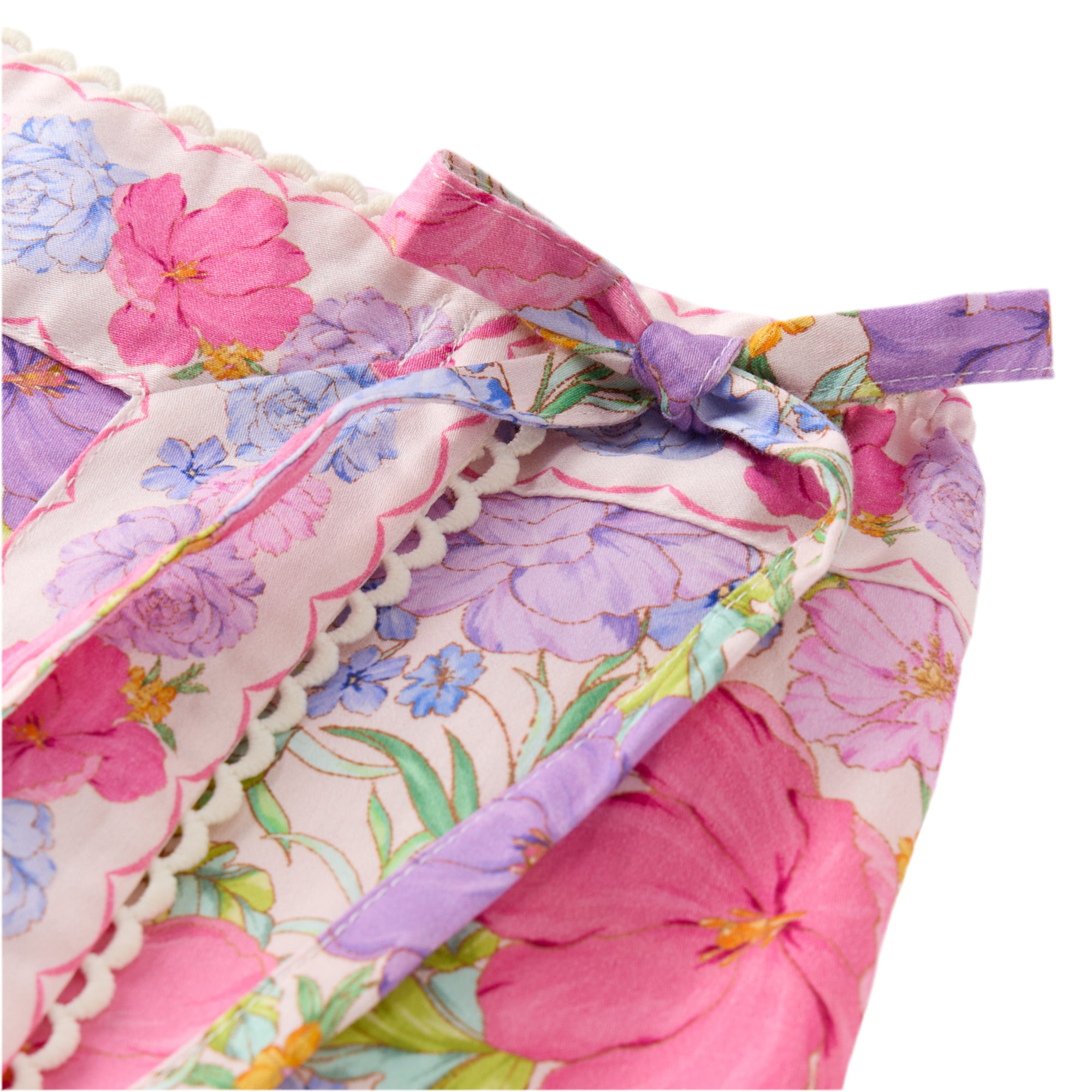 Charlotte Mini Wrap Skirt | Floral