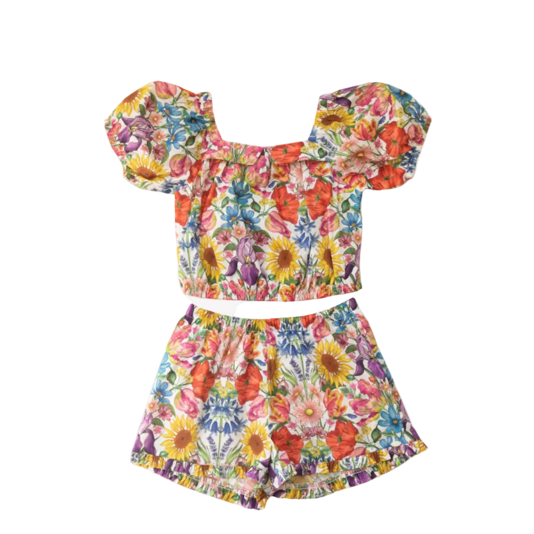 Floral Shorts Set
